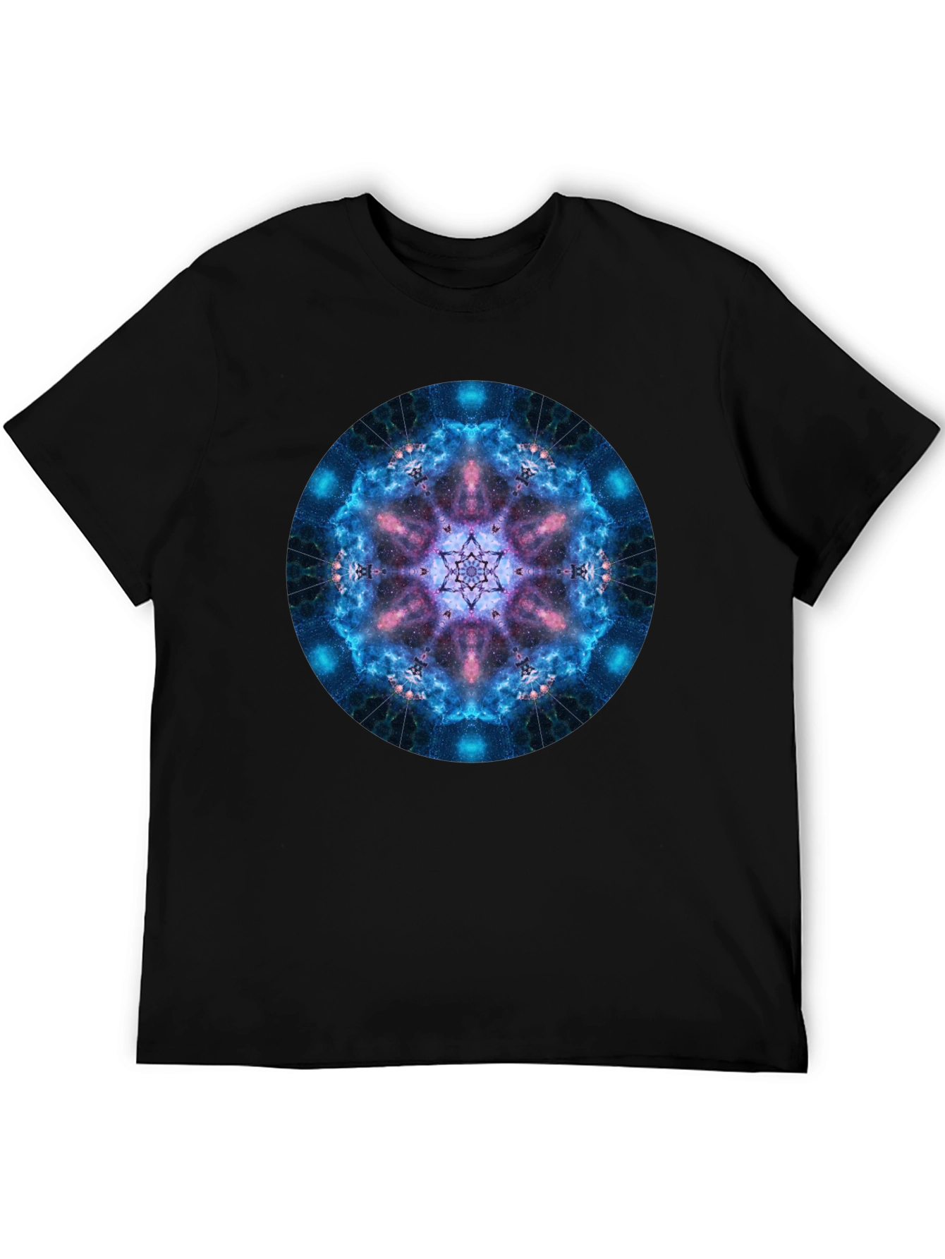 Galaxy Mandala Black T-Shirt