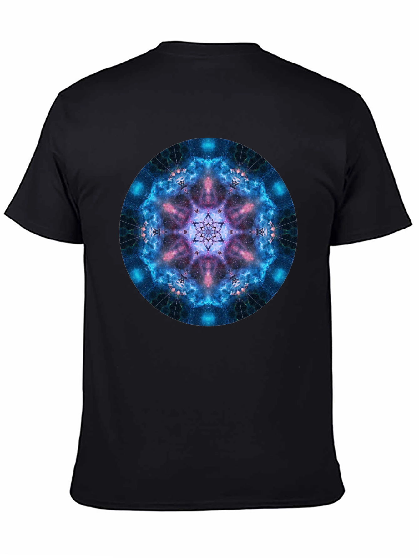 Galaxy Mandala Black T-Shirt
