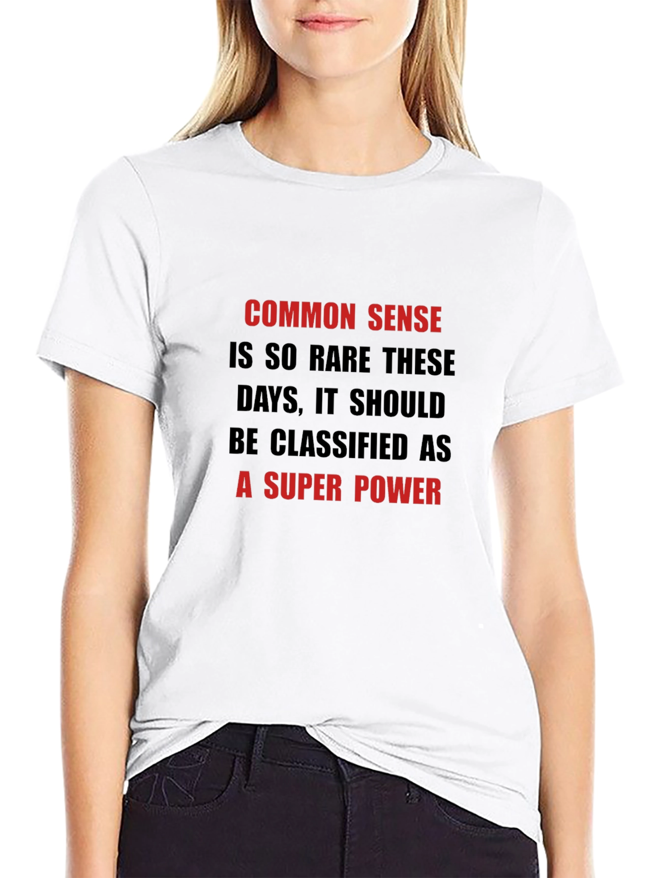 Common Sense Super Power Graphic T-Shirt