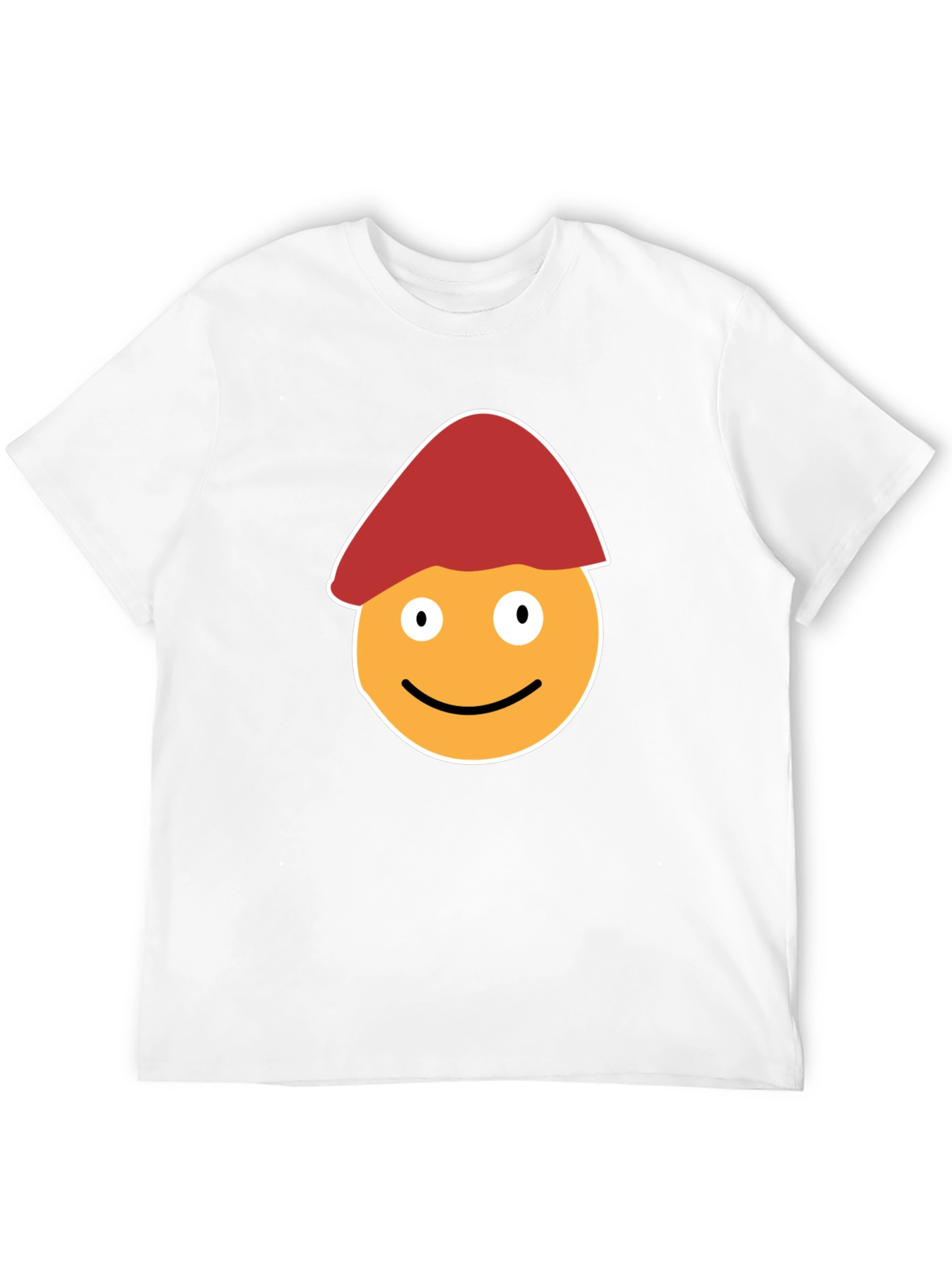Funny Smiley Face with Hat T-Shirt