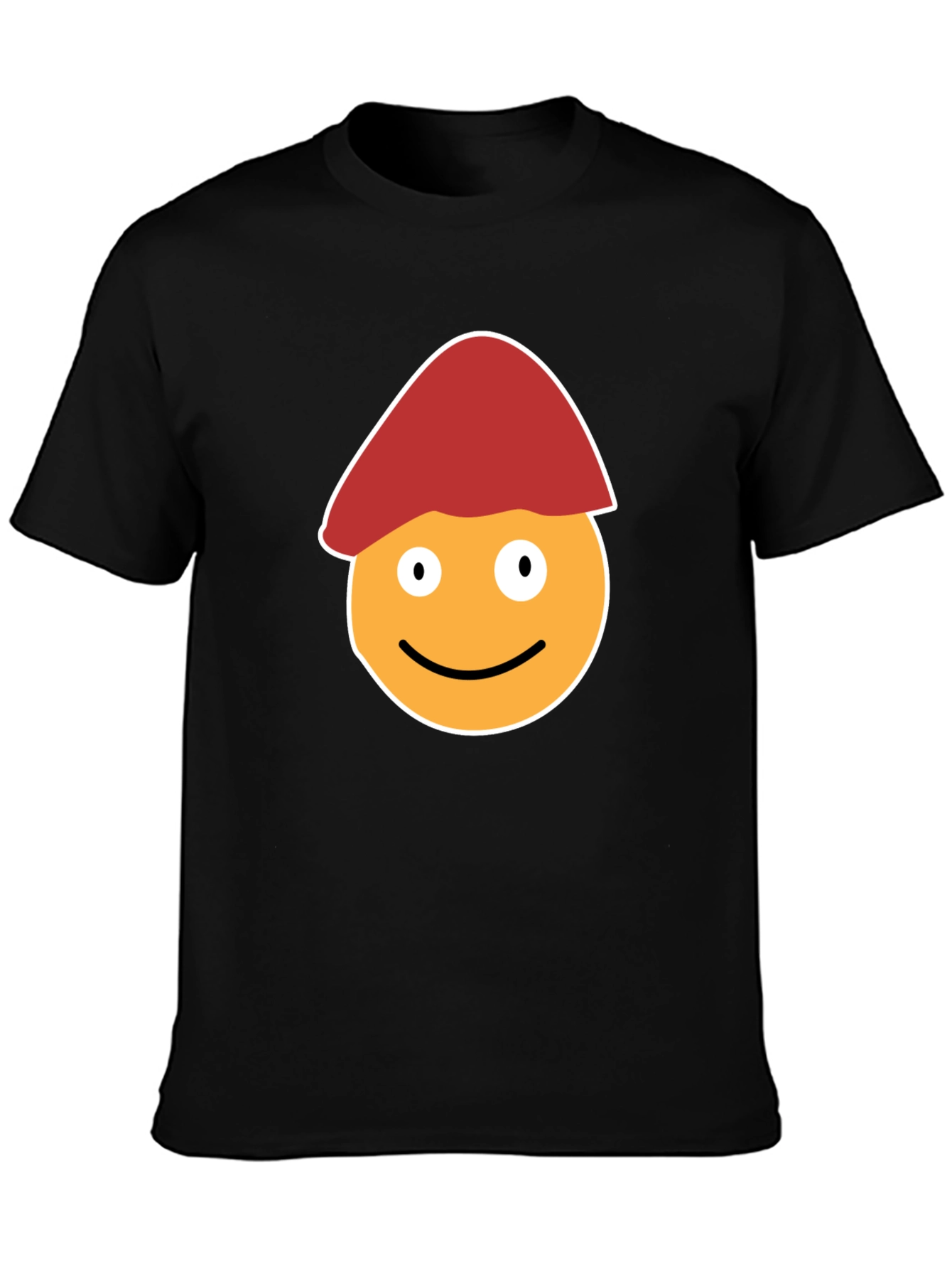 Funny Smiley Face with Hat T-Shirt
