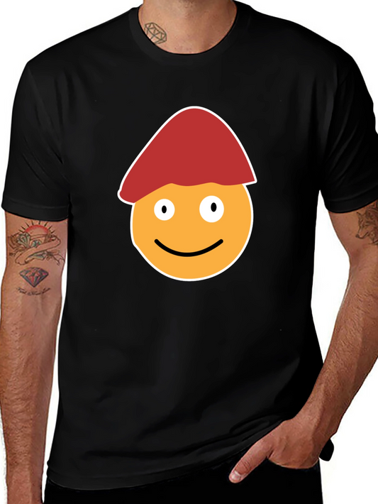 Funny Smiley Face with Hat T-Shirt