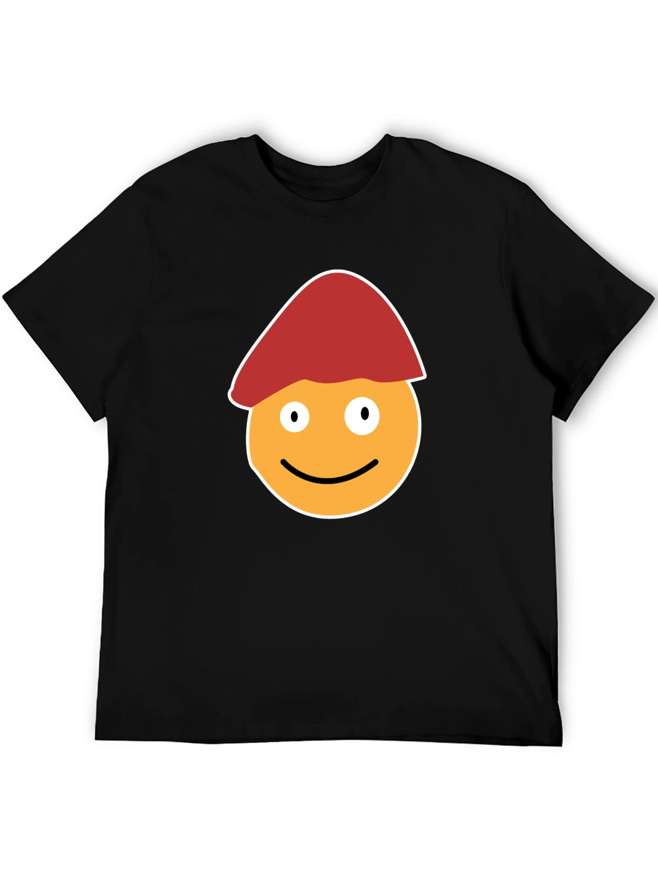 Funny Smiley Face with Hat T-Shirt