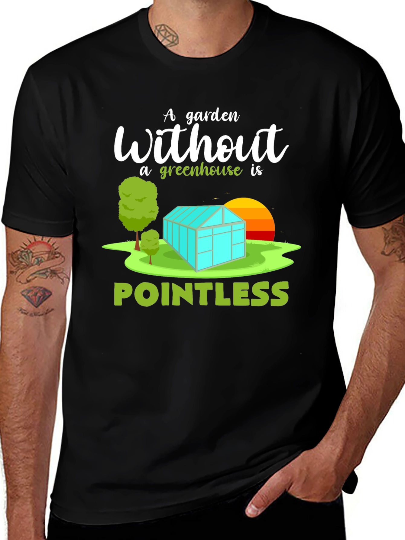 Gardening T-Shirt - Greenhouse Lover Tee