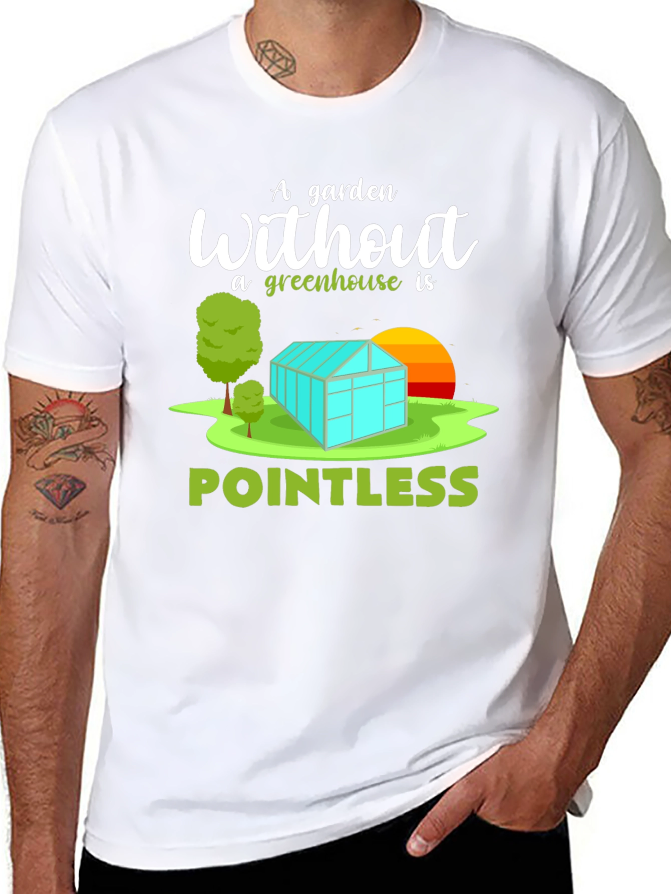 Gardening T-Shirt - Greenhouse Lover Tee
