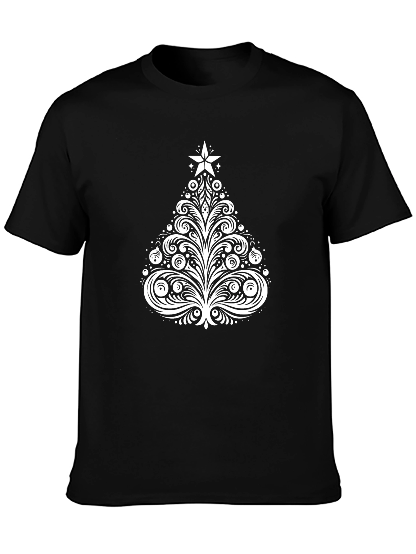 Festive Christmas Tree Graphic Tee