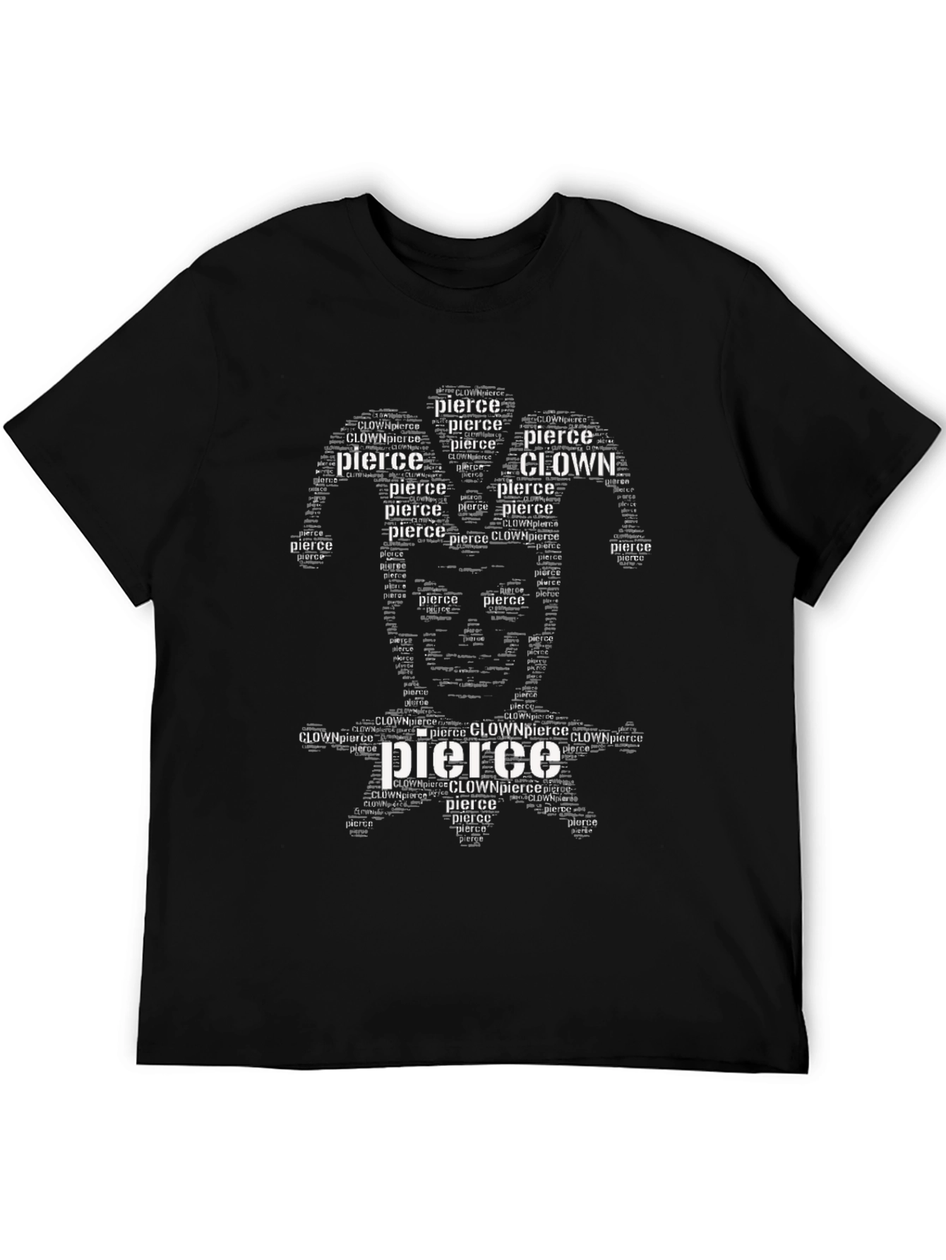 Clown Pierce Word Art Graphic T-Shirt