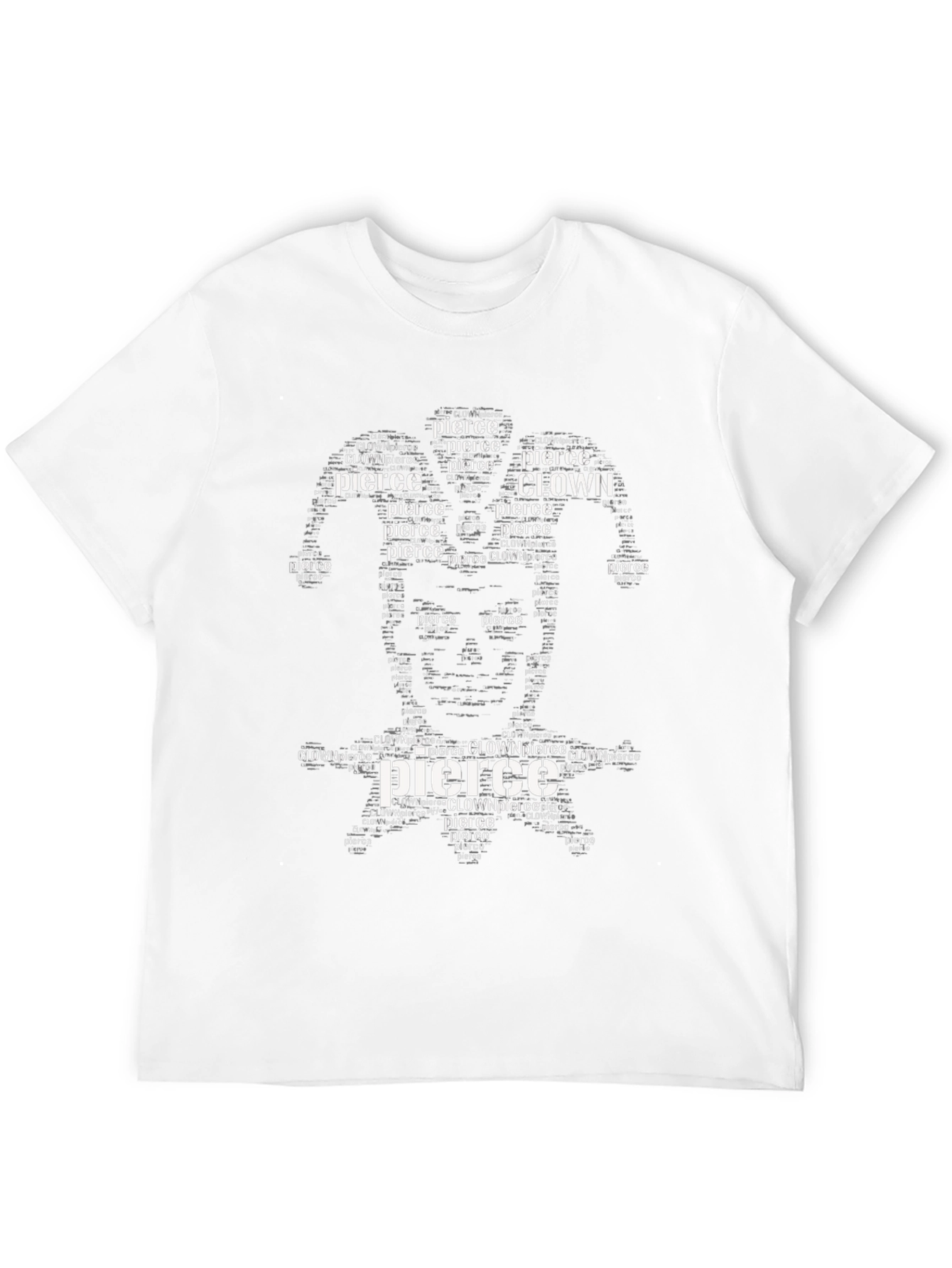 Clown Pierce Word Art Graphic T-Shirt