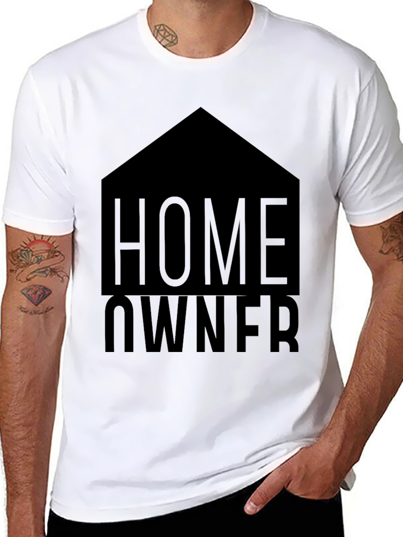 Homeowner T-Shirt - Black Graphic Tee