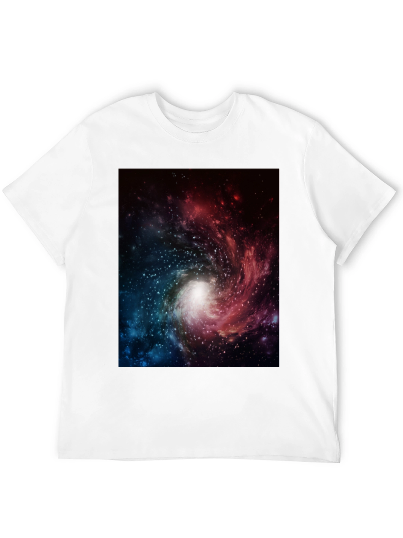 Galaxy Print Black T-Shirt