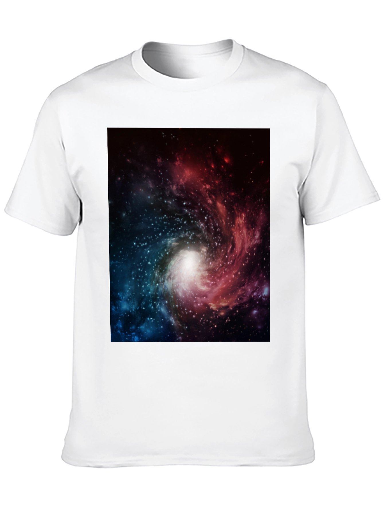 Galaxy Print Black T-Shirt
