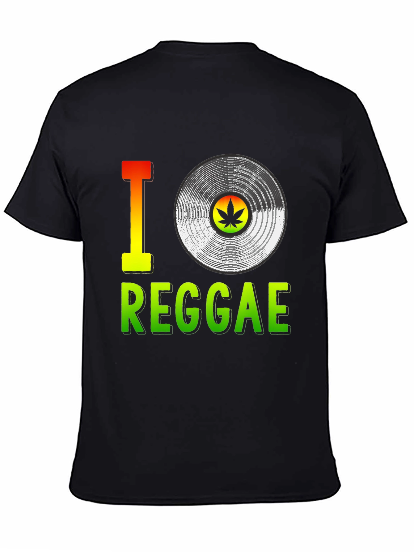 I Love Reggae T-Shirt Vinyl Graphic Tee