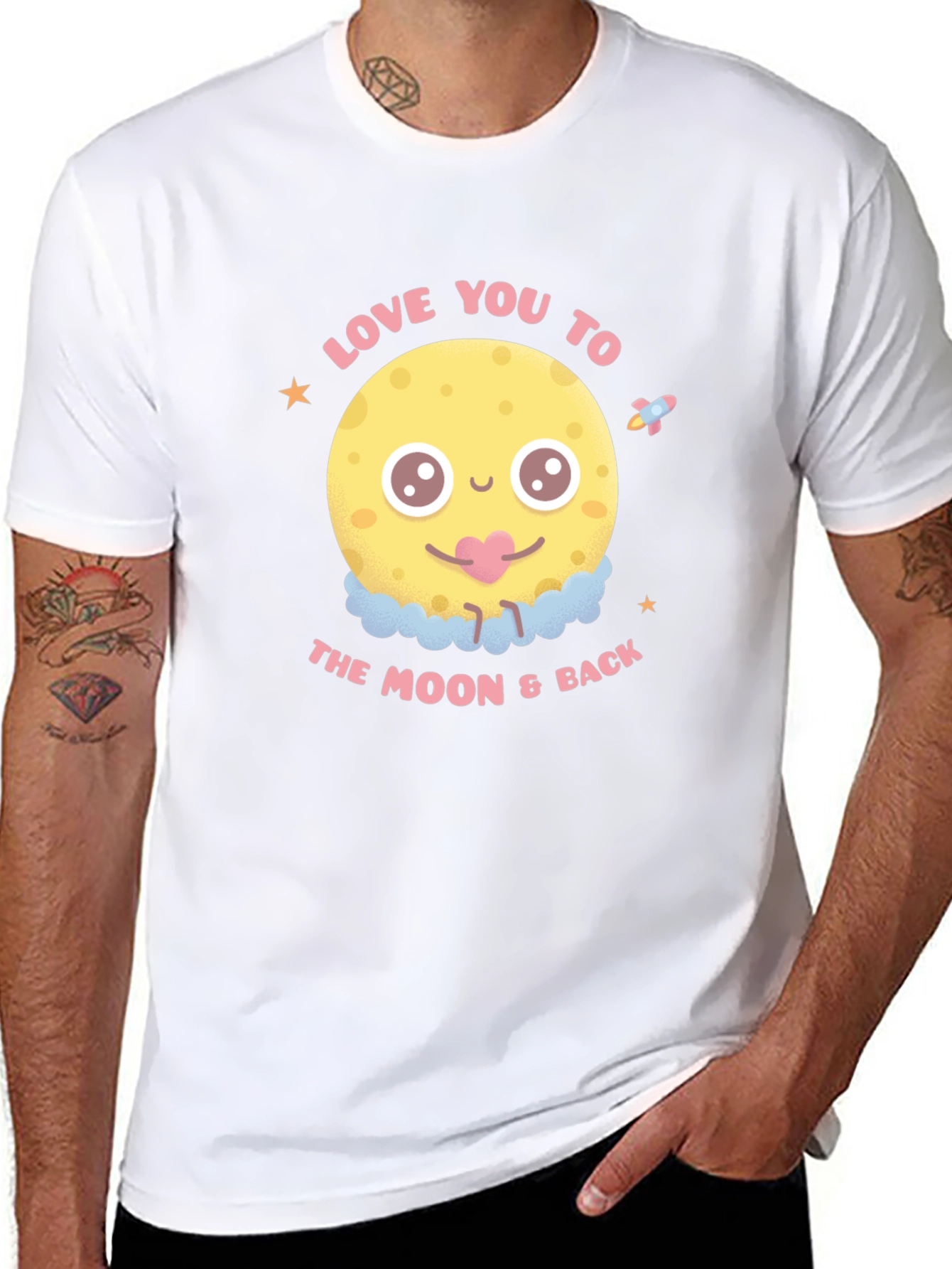 Love You to the Moon & Back Graphic T-Shirt