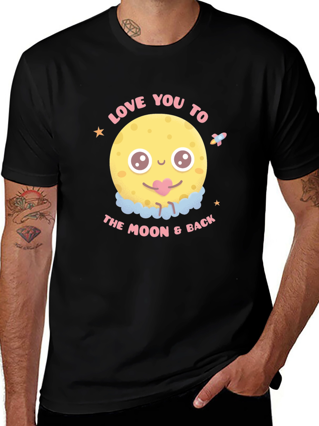 Love You to the Moon & Back Graphic T-Shirt