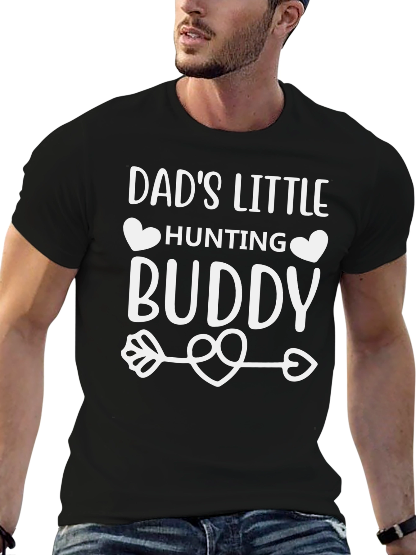 Dads Little Hunting Buddy Graphic Tee