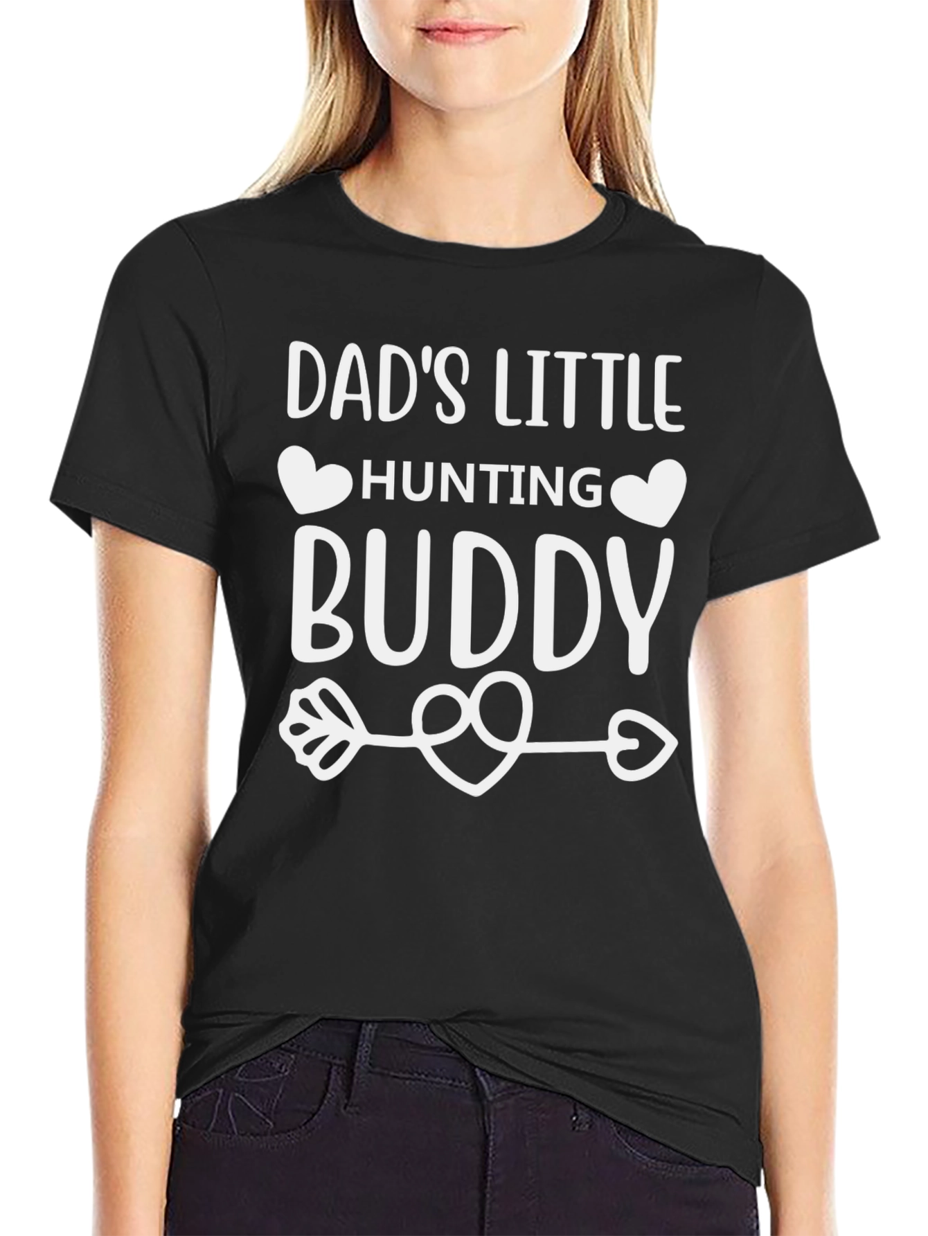 Dads Little Hunting Buddy Graphic Tee