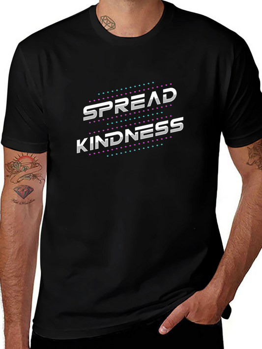 Spread Kindness Graphic Tee - Black T-Shirt