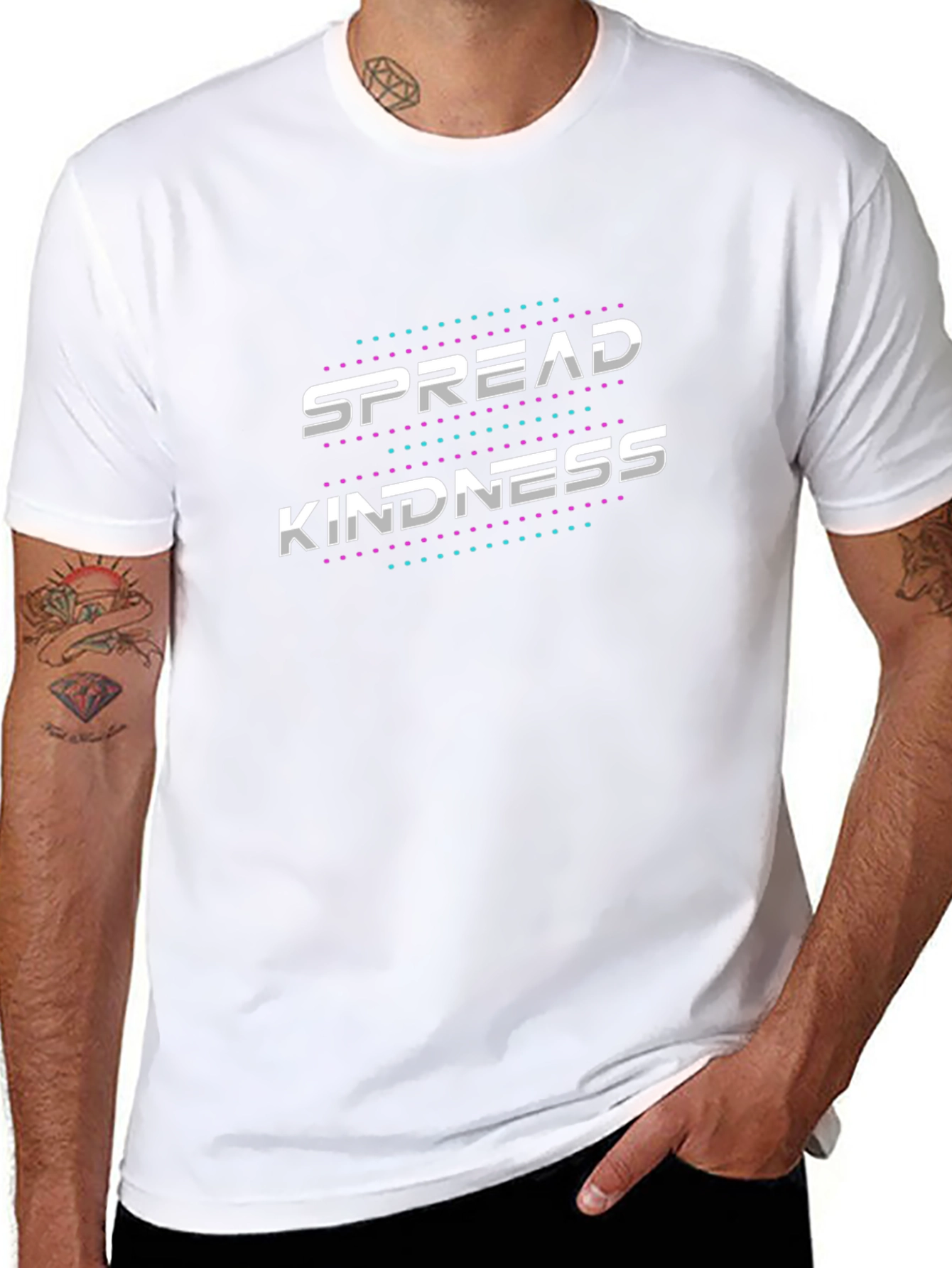 Spread Kindness Graphic Tee - Black T-Shirt