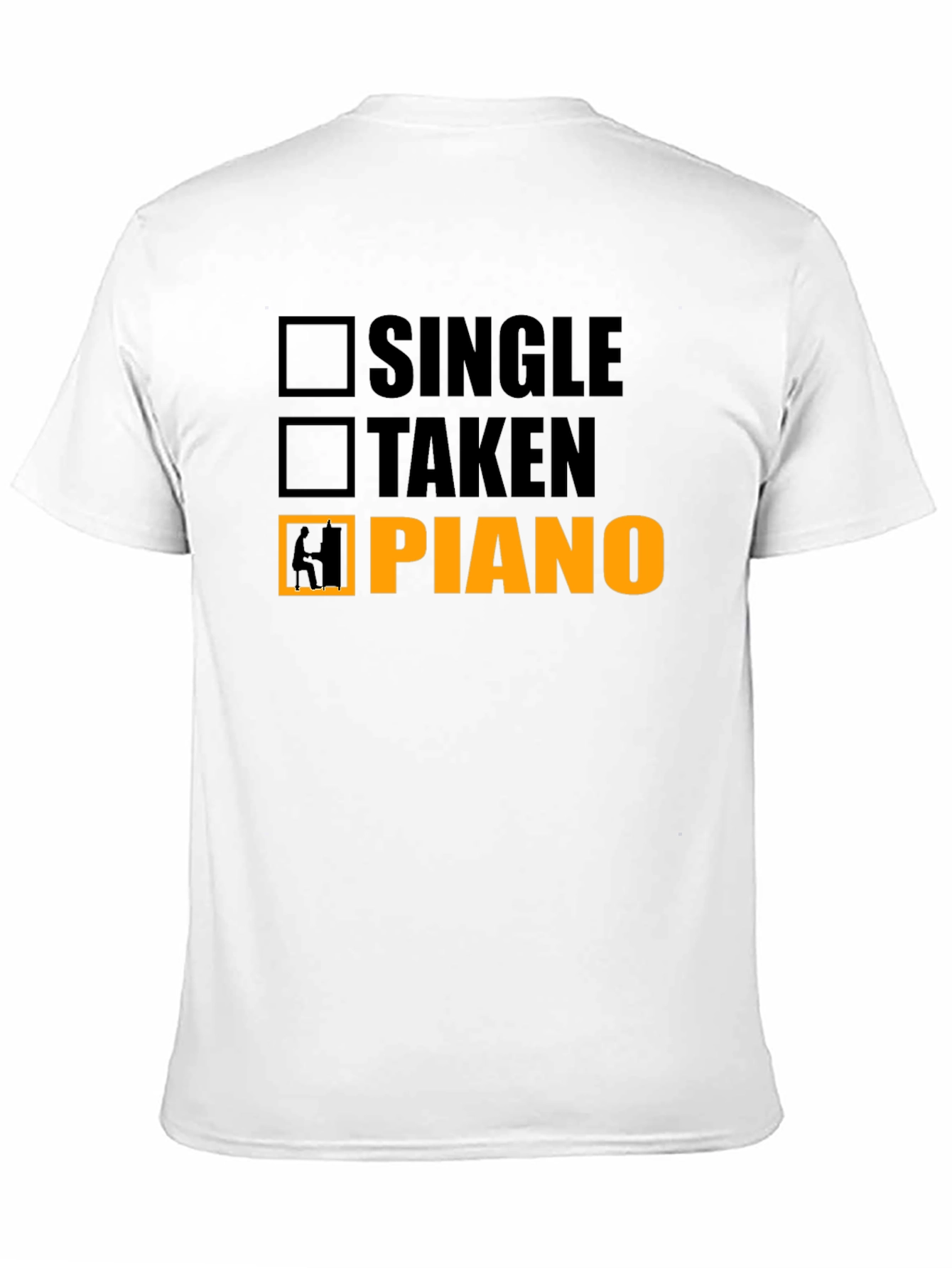 Piano Player T-Shirt - Single Taken Musician Tee