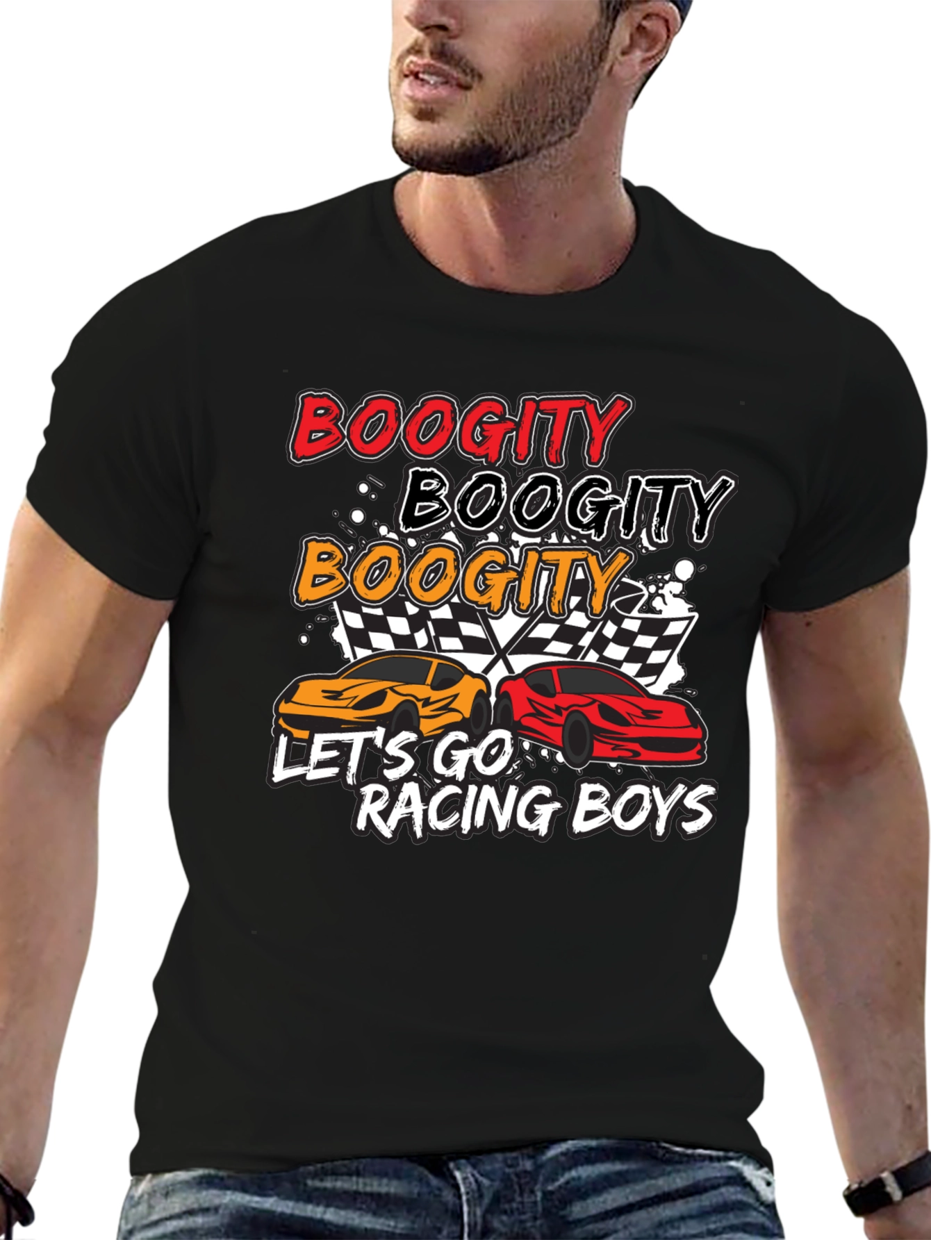 Boogity Racing T-Shirt - Lets Go Racing Boys!