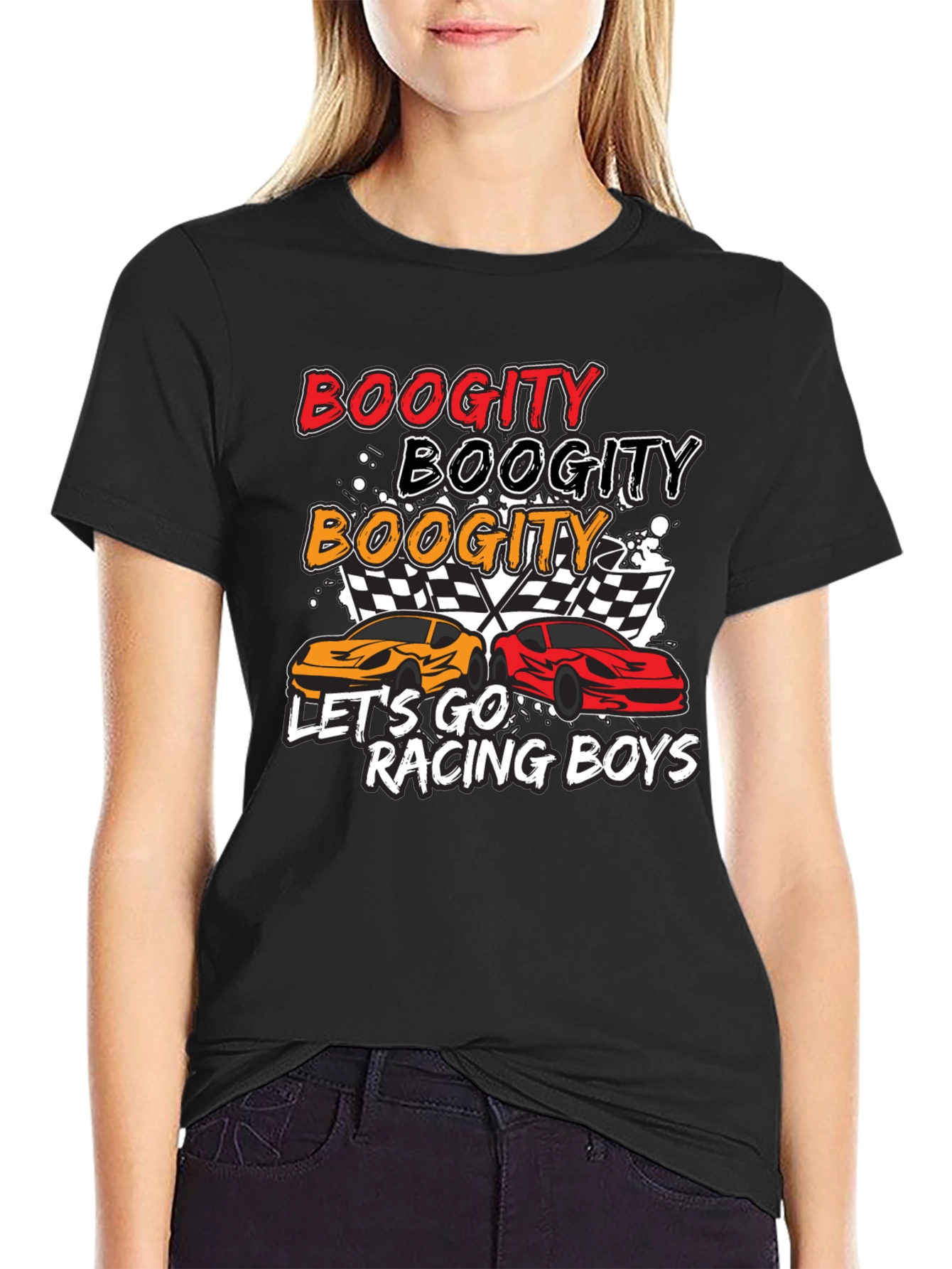 Boogity Racing T-Shirt - Lets Go Racing Boys!