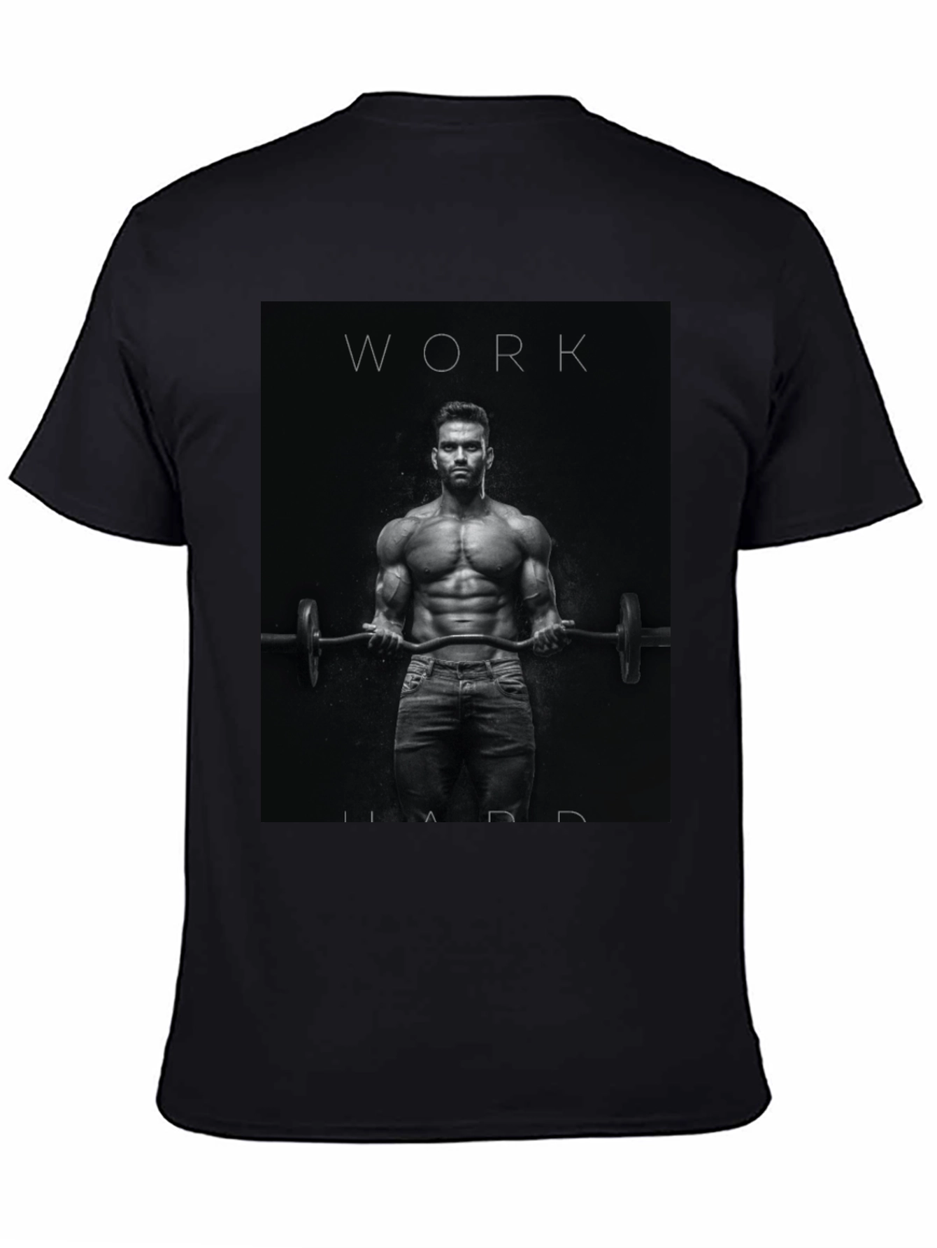 Work Hard Motivational Graphic T-Shirt