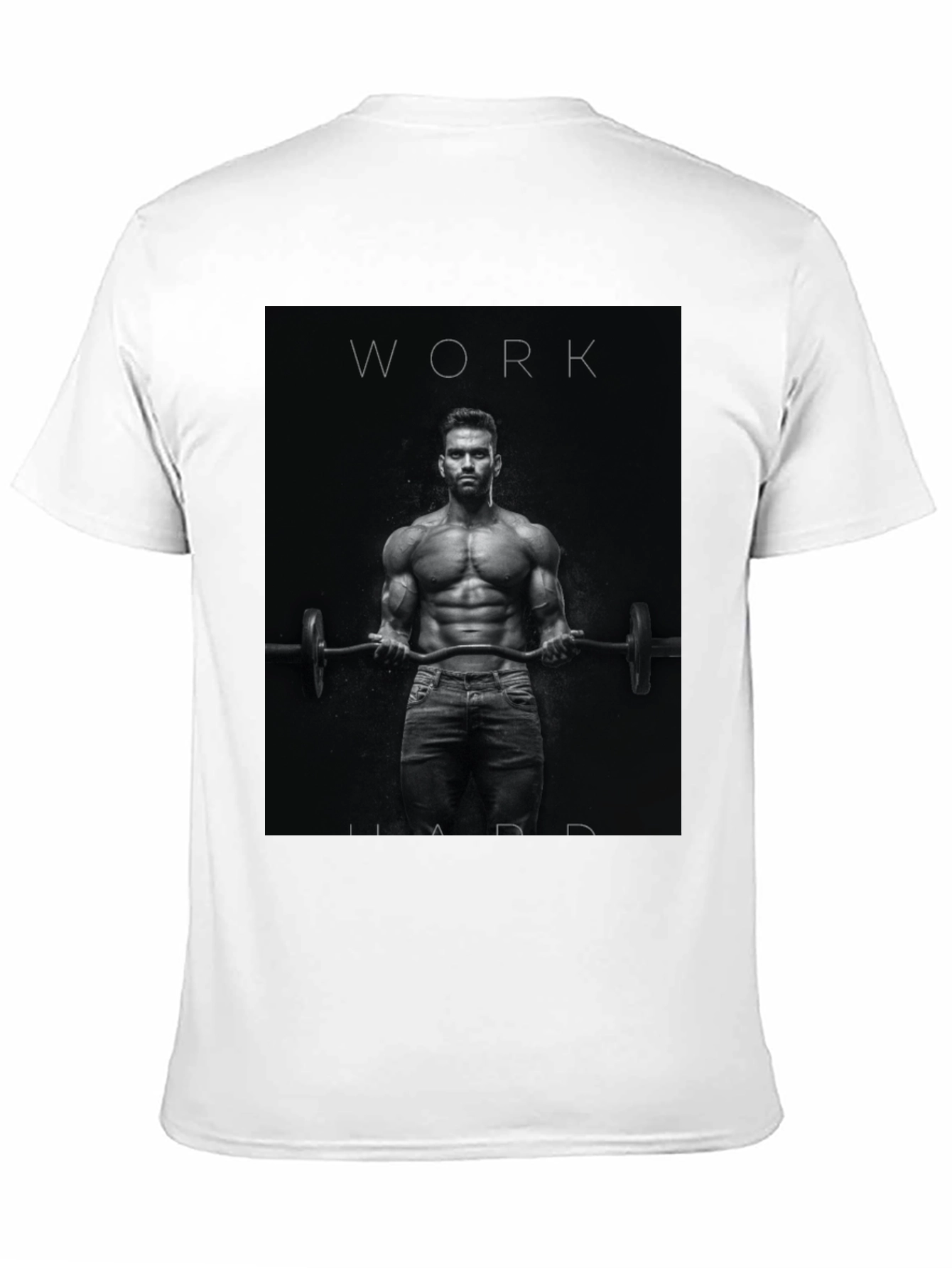 Work Hard Motivational Graphic T-Shirt