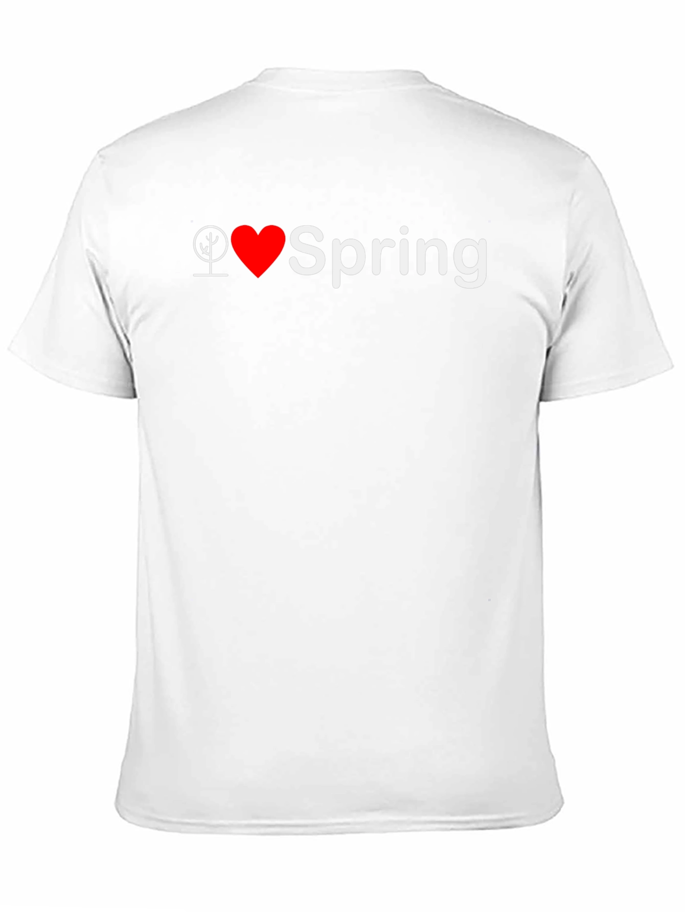 I Heart Spring Black T-Shirt