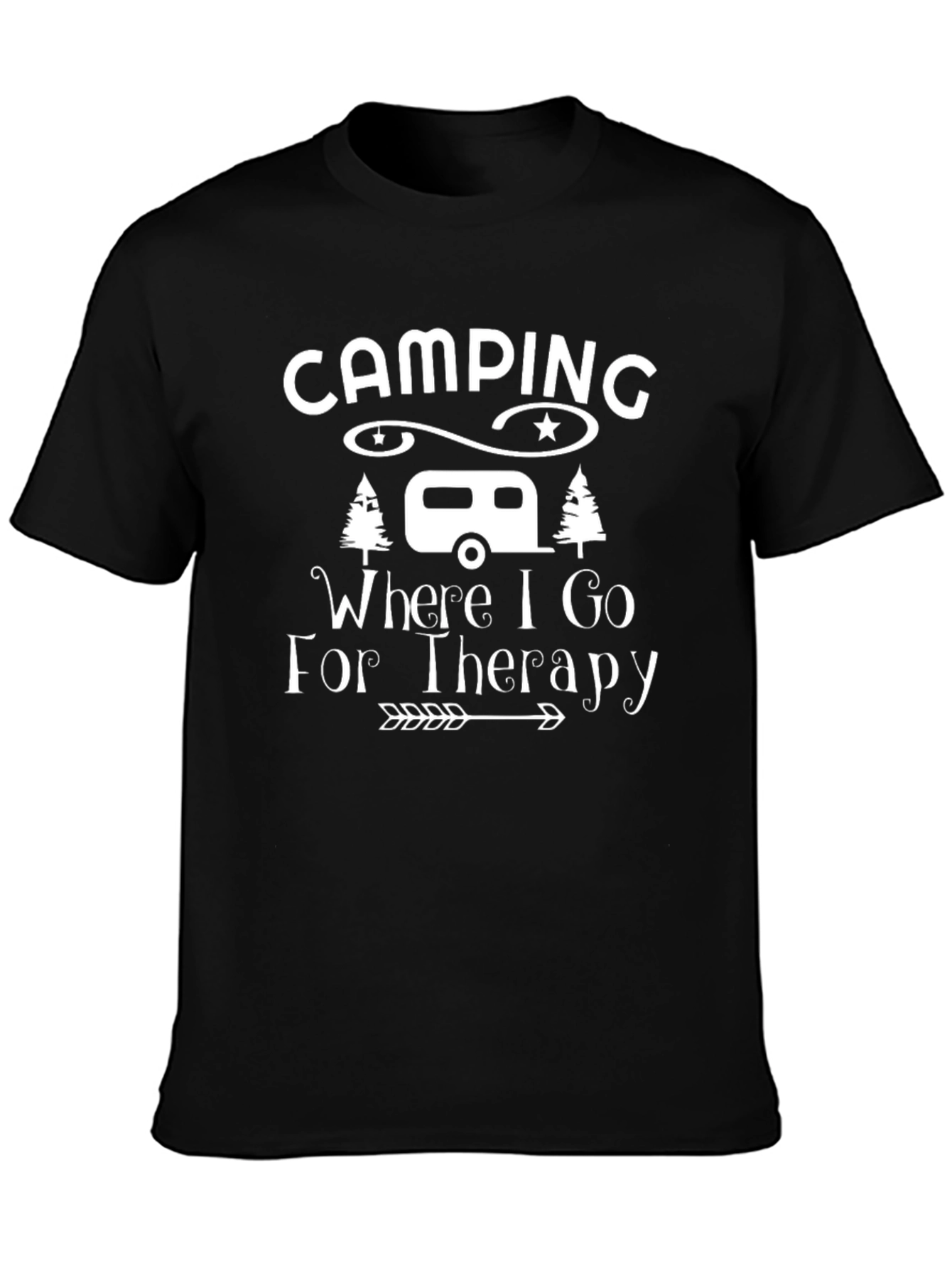 Camping Therapy T-Shirt - Outdoor Adventure Tee