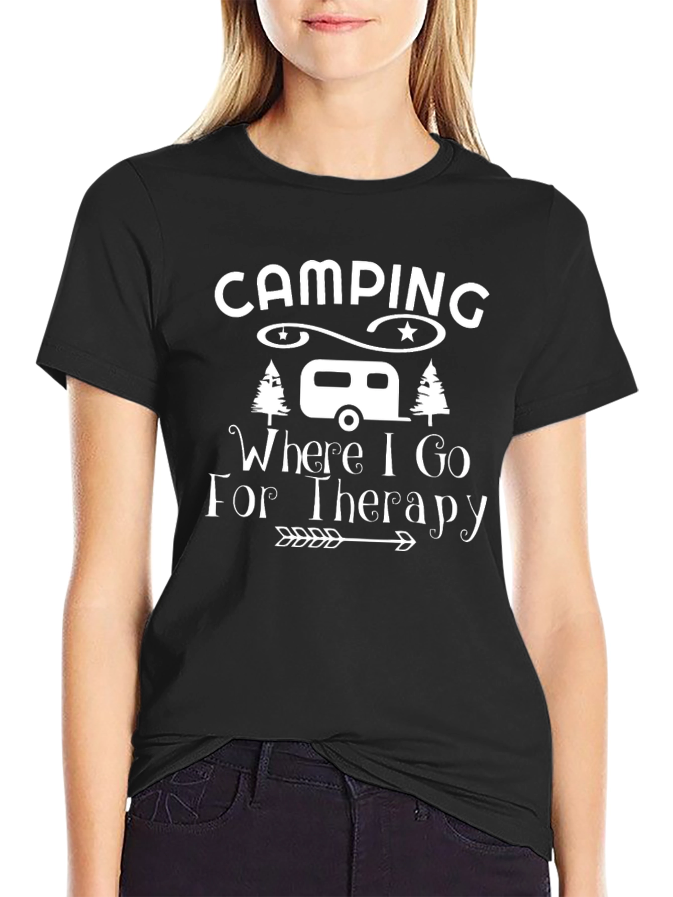 Camping Therapy T-Shirt - Outdoor Adventure Tee