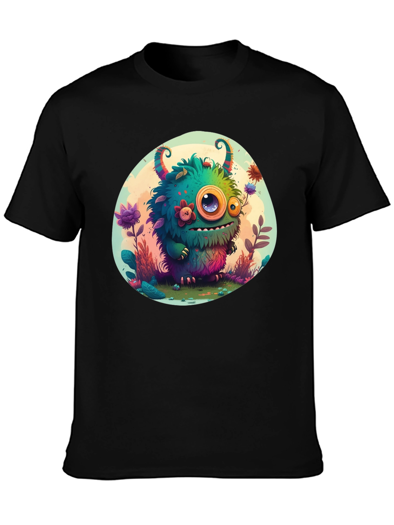 Monster Graphic Tee - Fun Cartoon Creature T-Shirt
