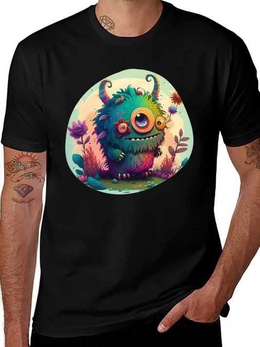 Monster Graphic Tee - Fun Cartoon Creature T-Shirt