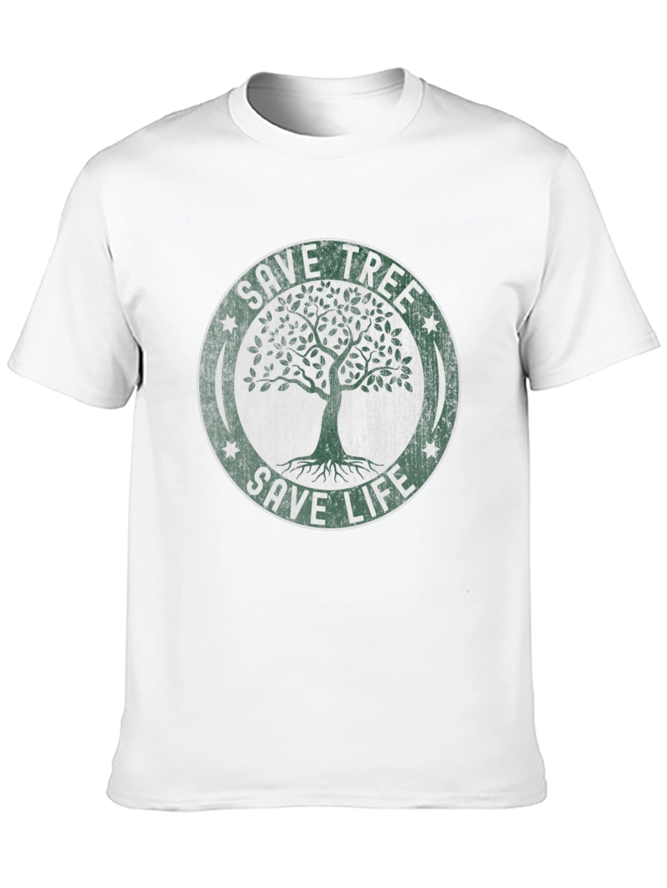 Save Tree Save Life Graphic Tee - Earth Friendly