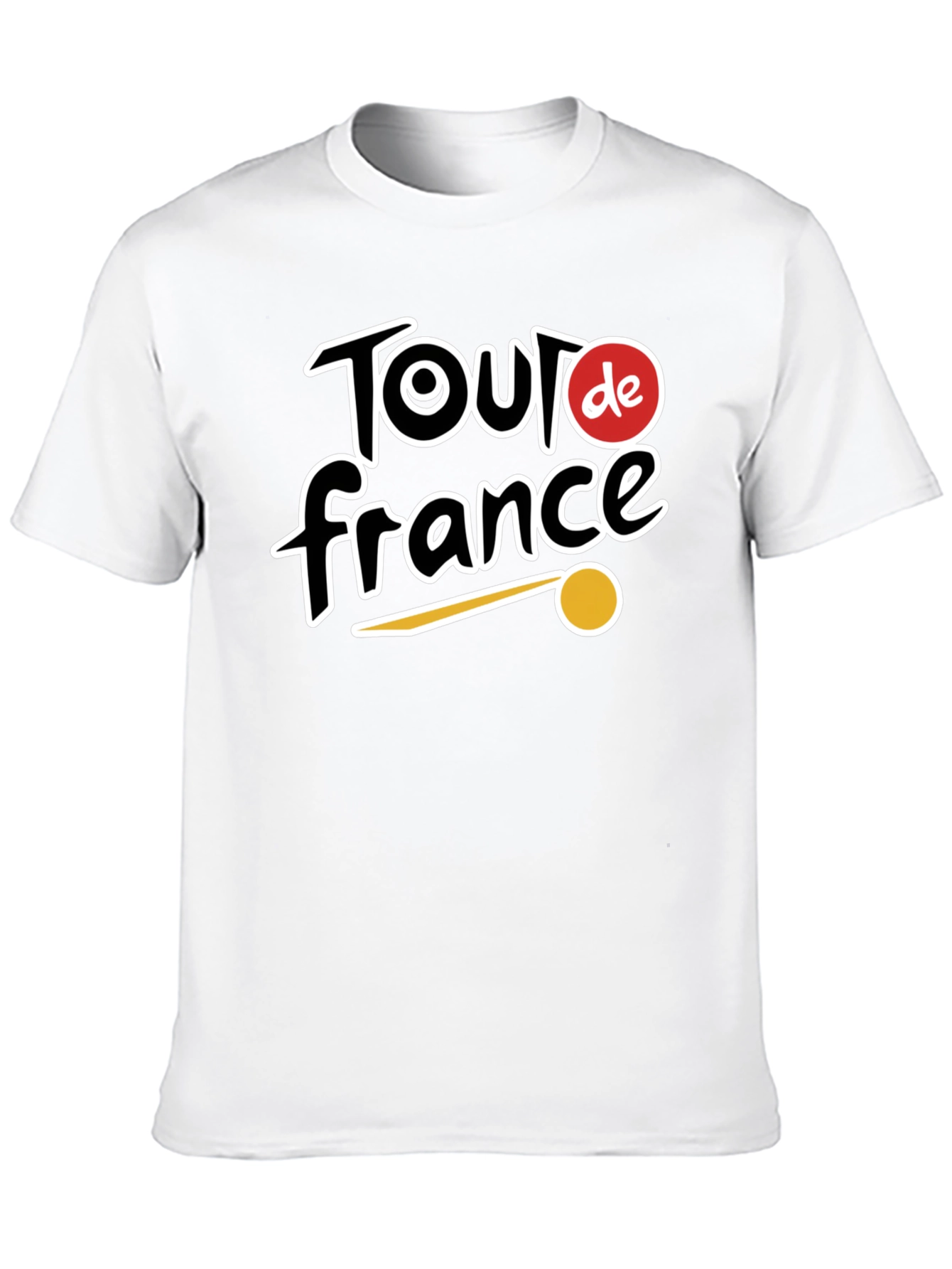Tour de France Cycling Fan T-Shirt - Black