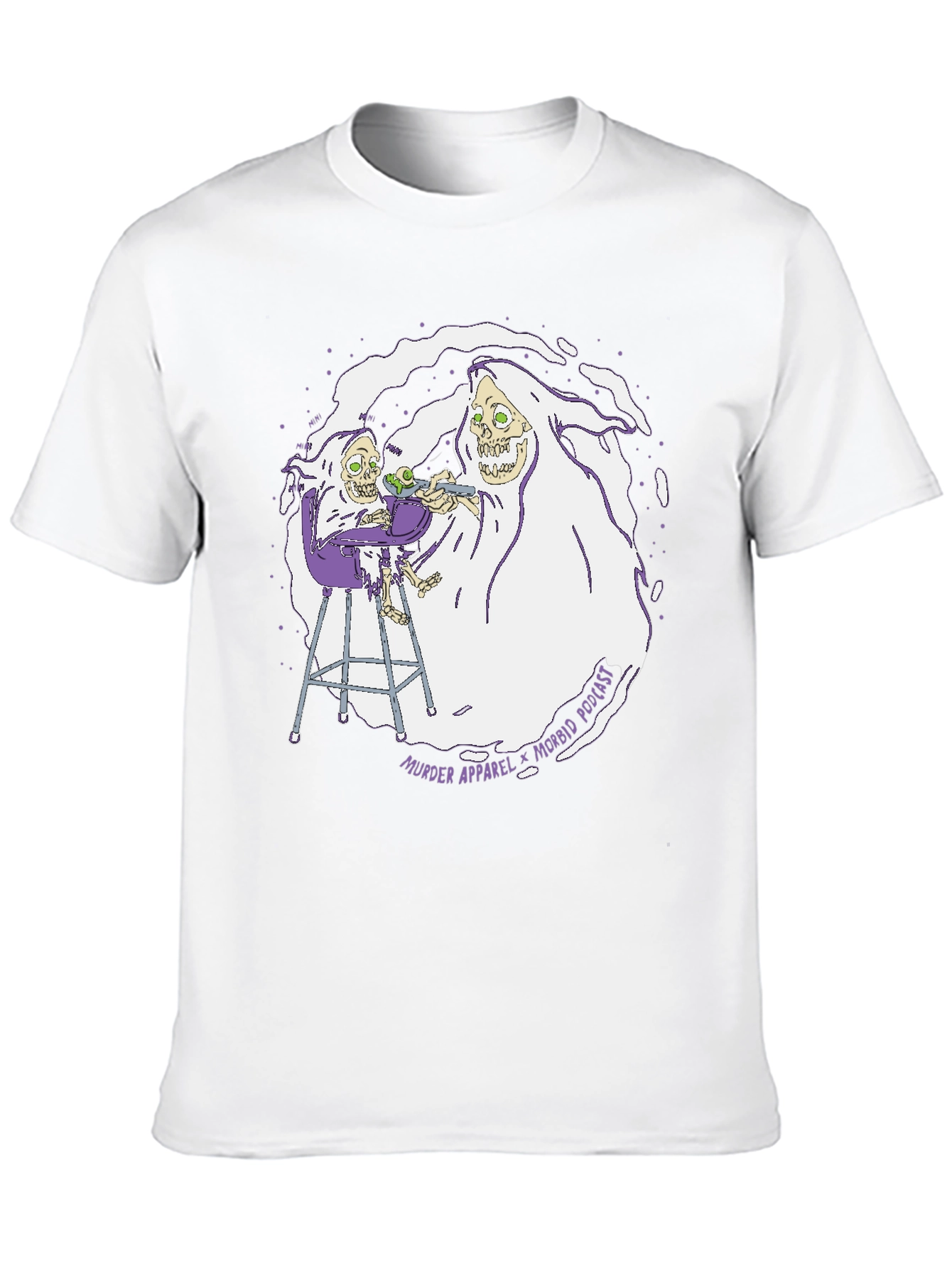 Morbid Podcast Murder Apparel Graphic T-Shirt