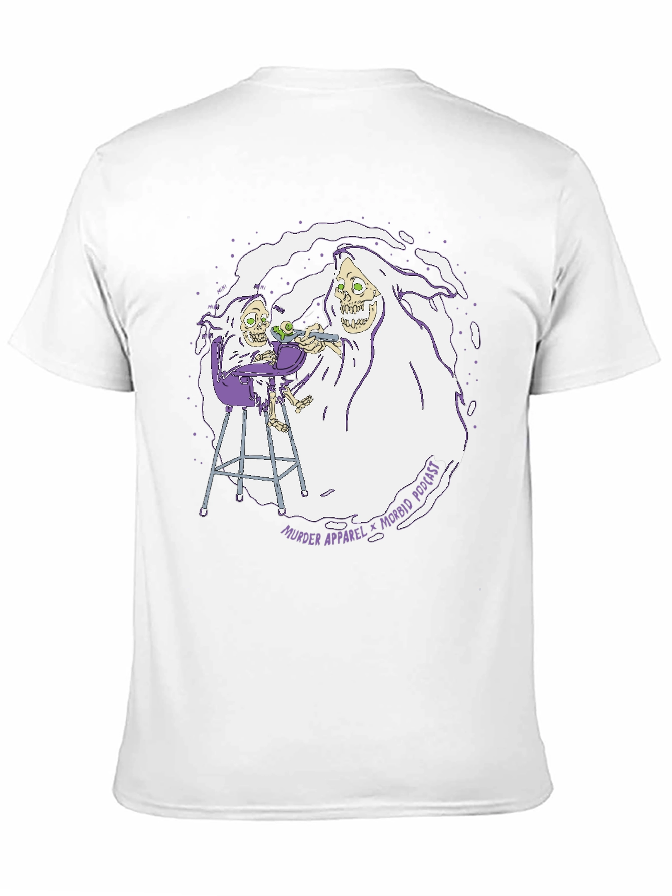 Morbid Podcast Murder Apparel Graphic T-Shirt