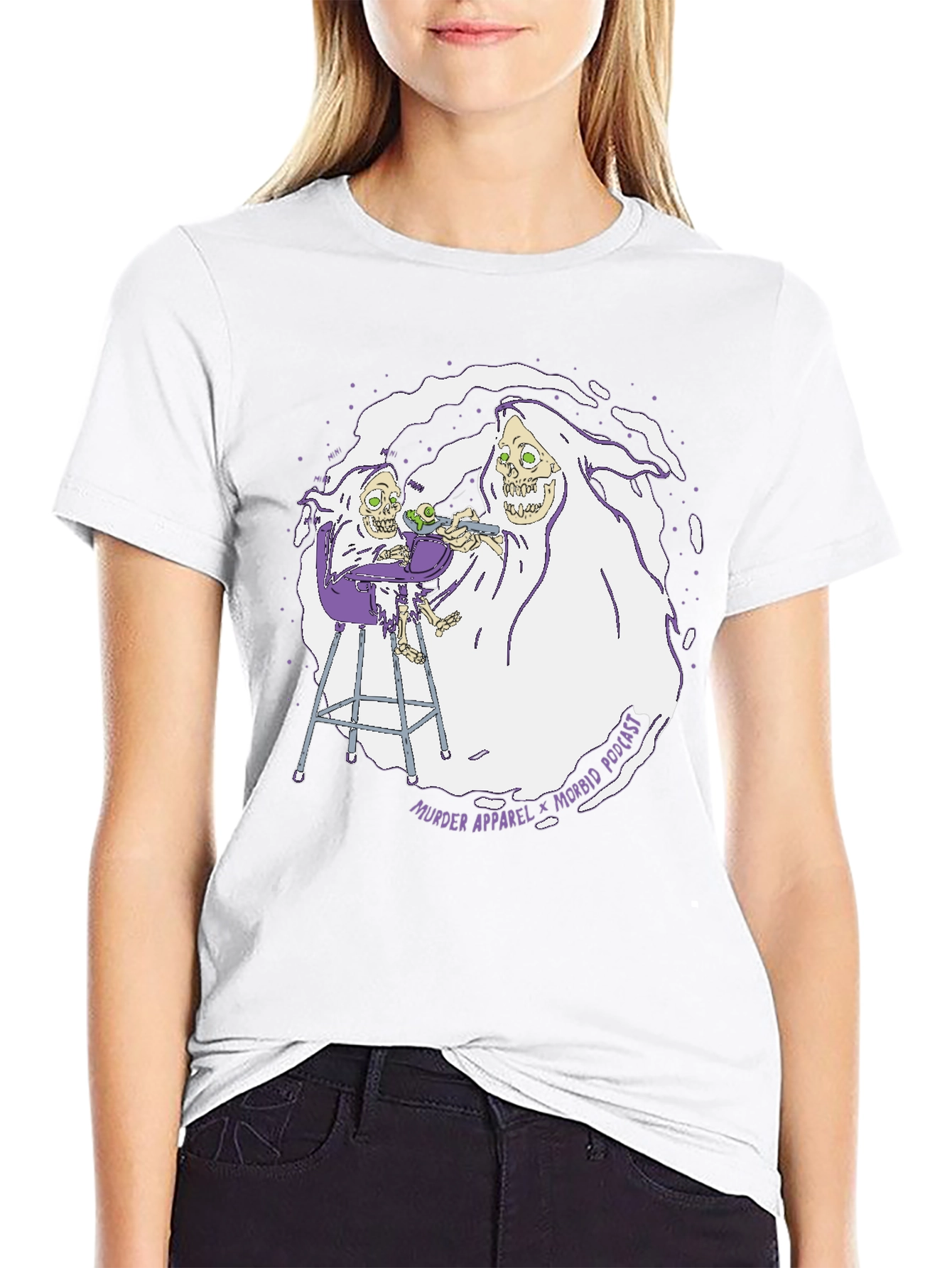 Morbid Podcast Murder Apparel Graphic T-Shirt