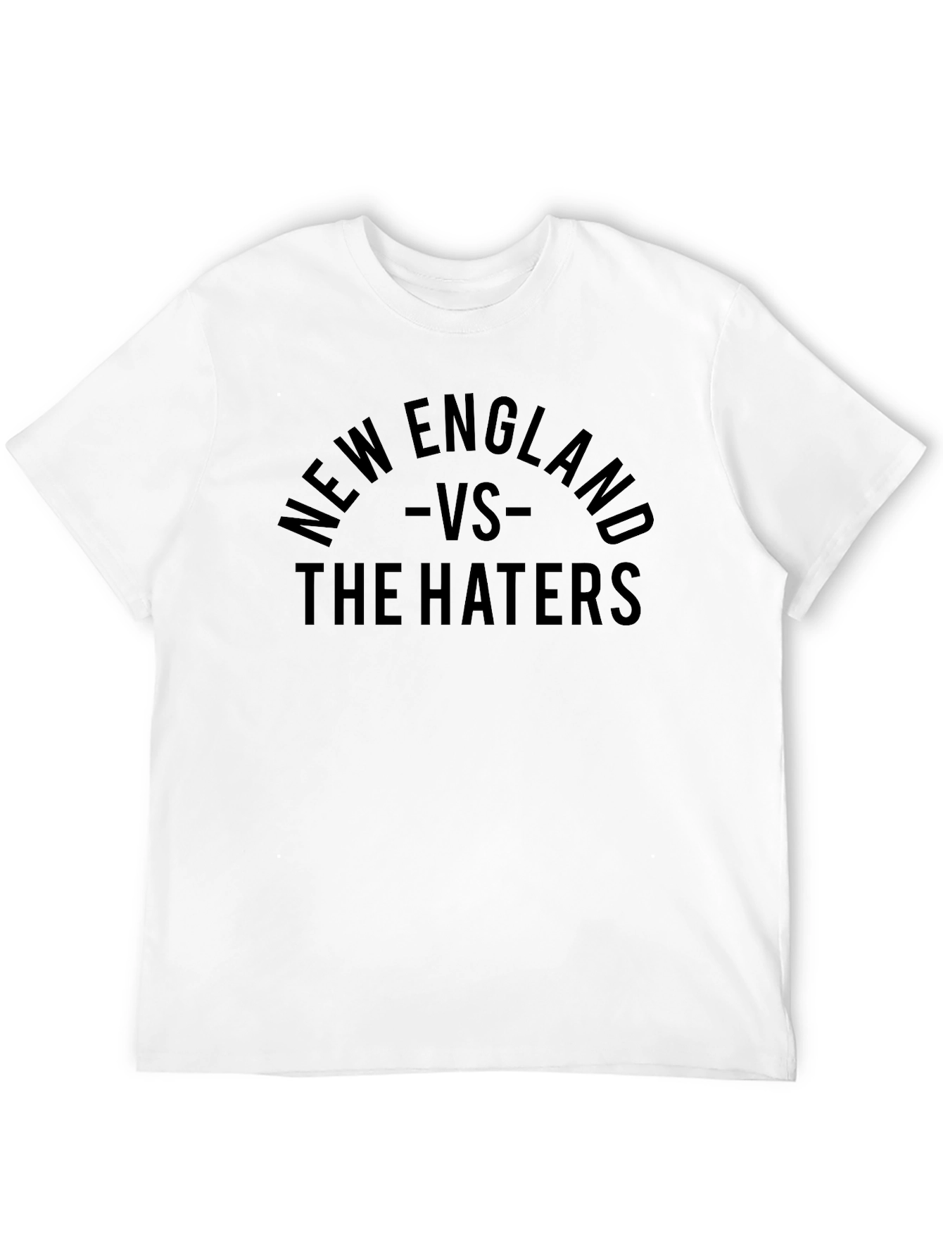 New England VS The Haters Black T-Shirt