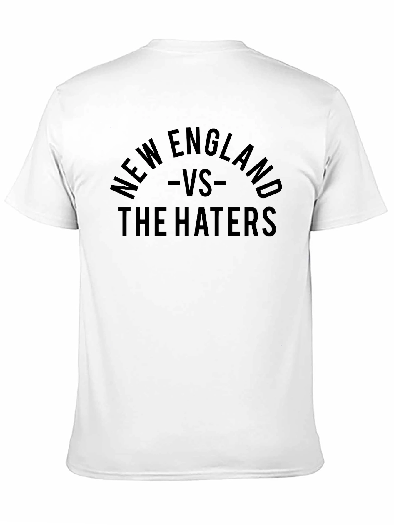 New England VS The Haters Black T-Shirt