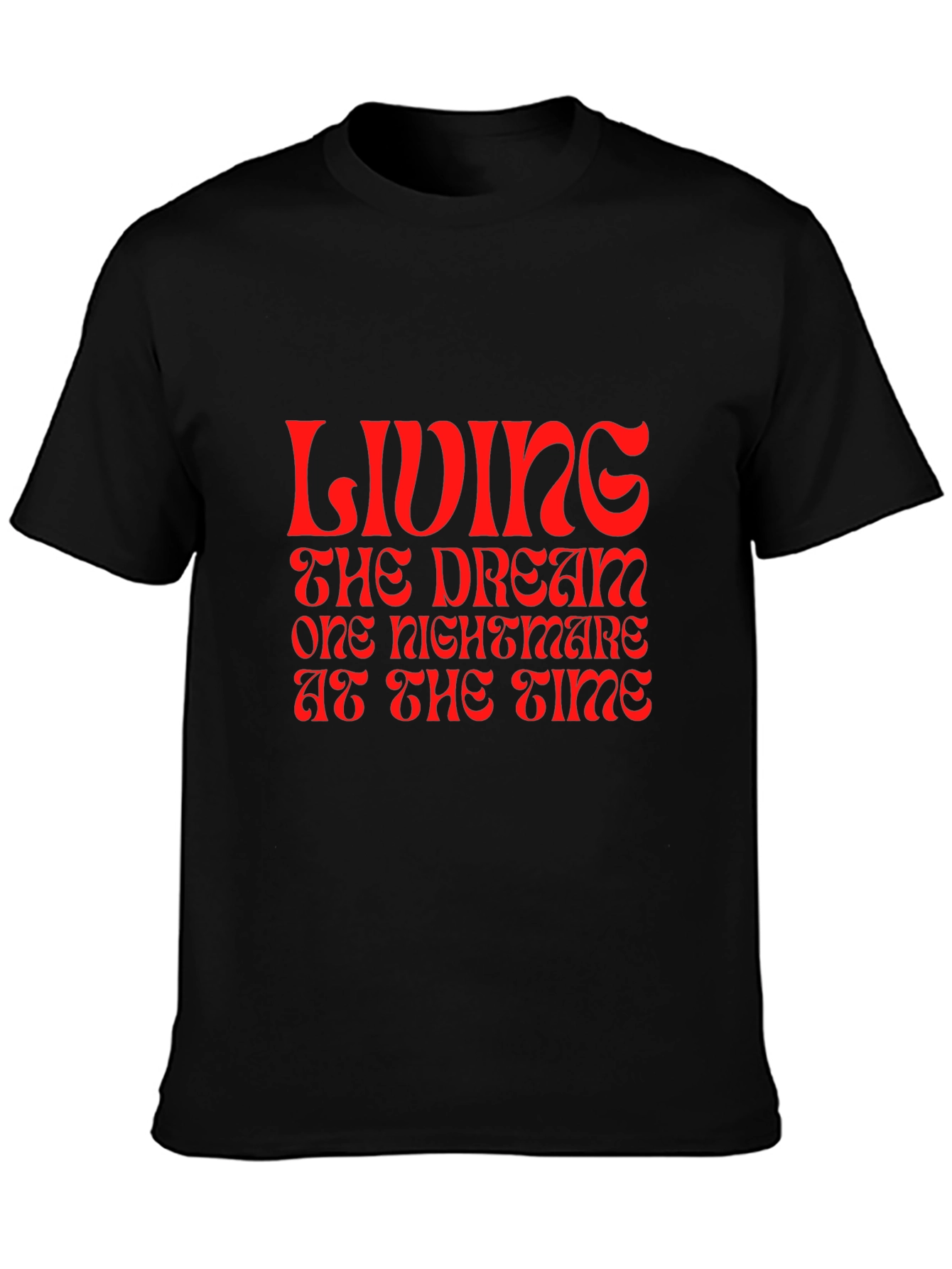 Living the Dream Graphic Tee - Black