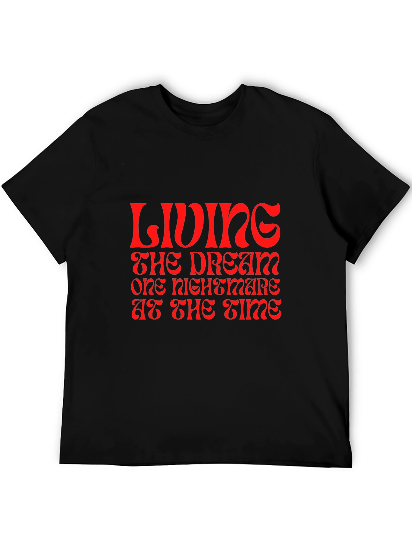 Living the Dream Graphic Tee - Black