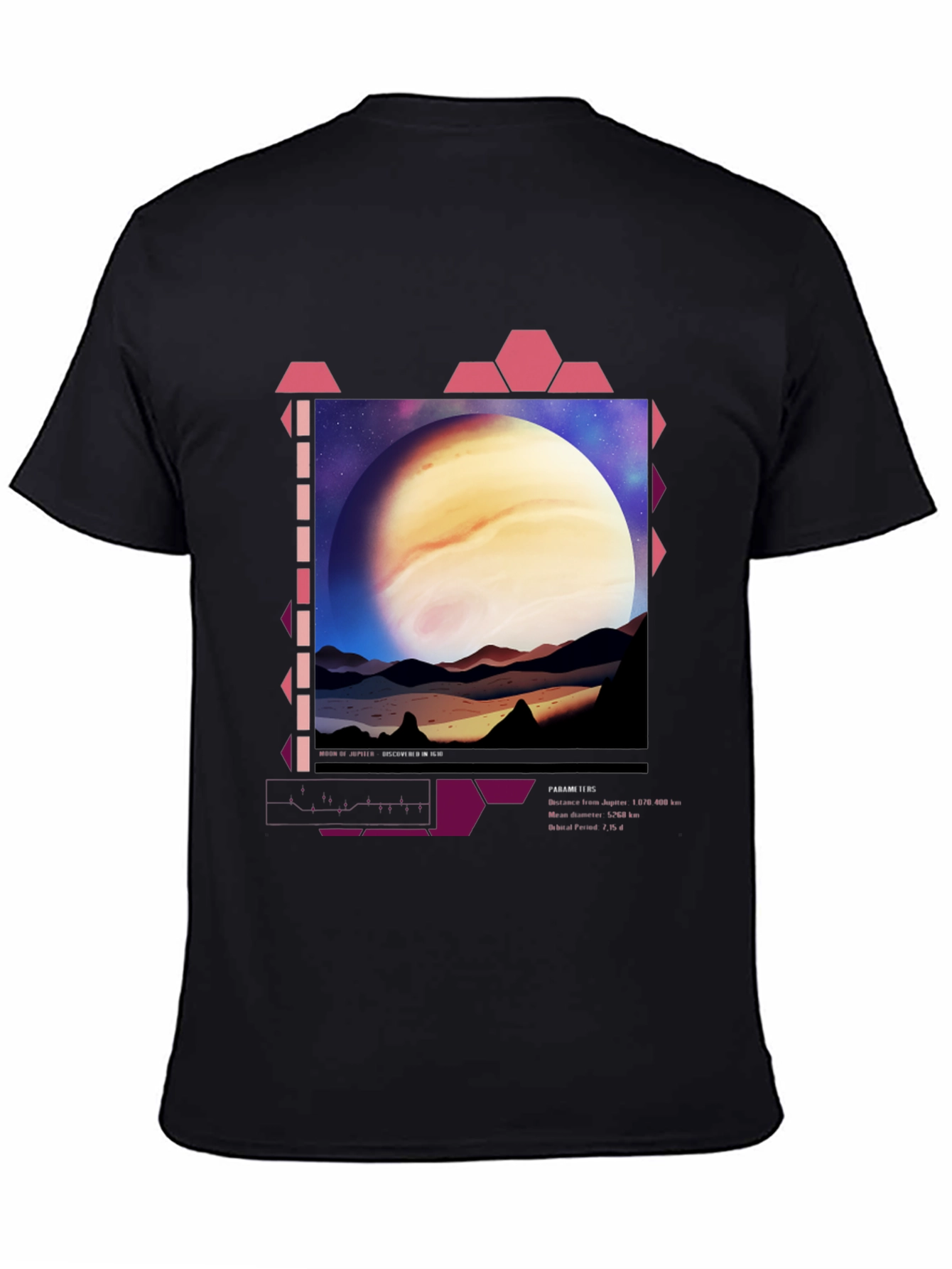Jupiter Planet Graphic T-Shirt - Space Aesthetic