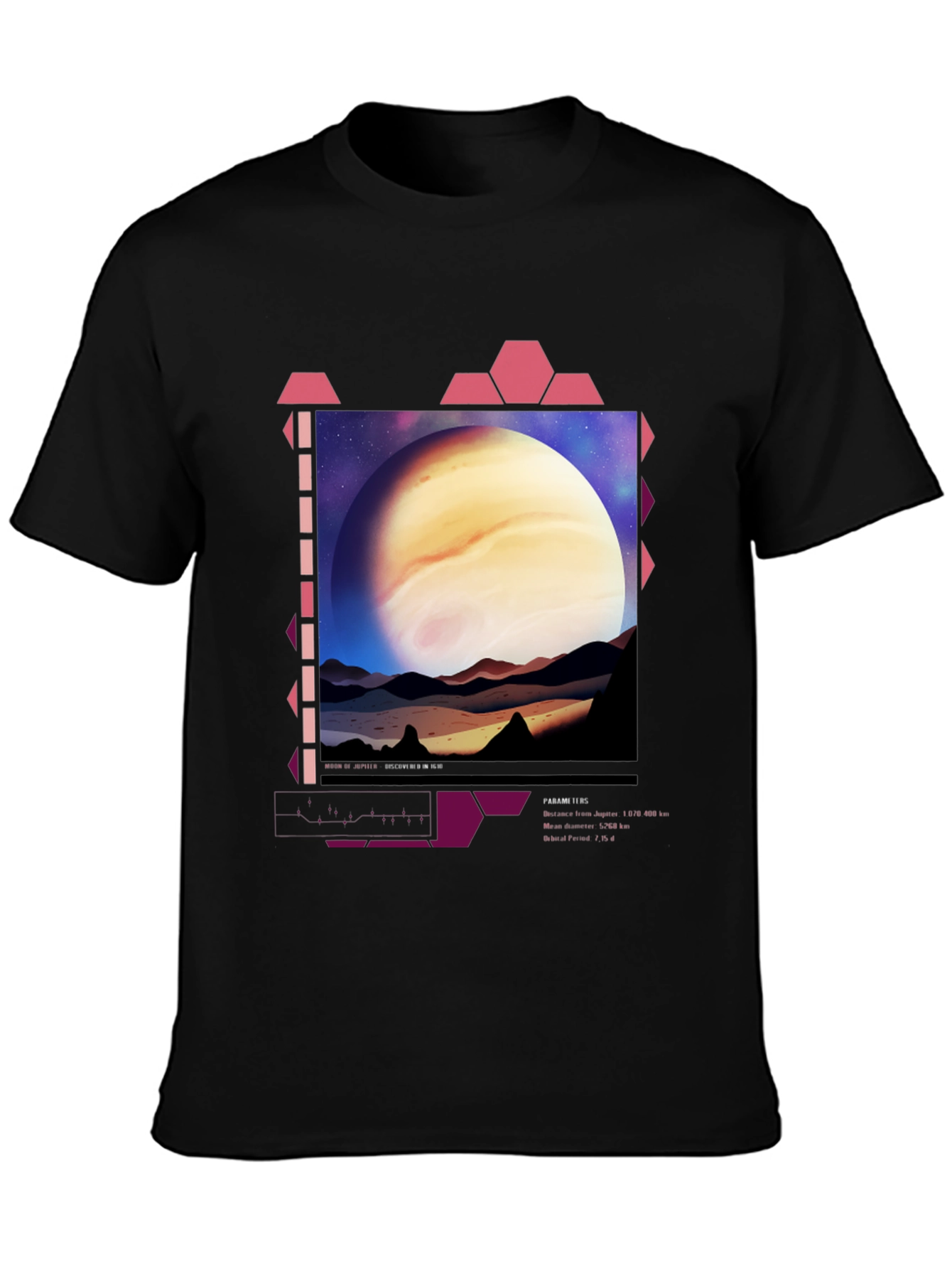 Jupiter Planet Graphic T-Shirt - Space Aesthetic