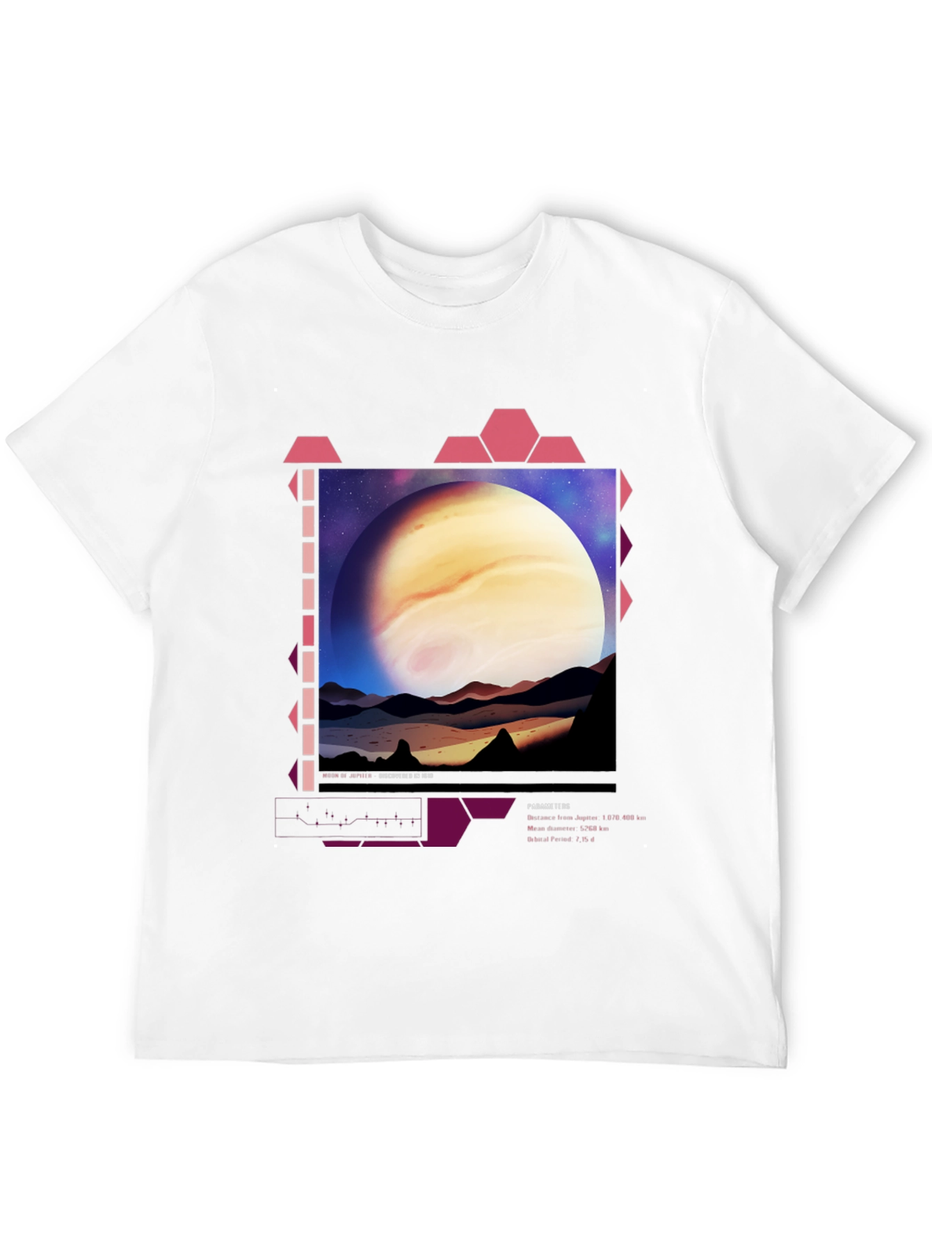 Jupiter Planet Graphic T-Shirt - Space Aesthetic