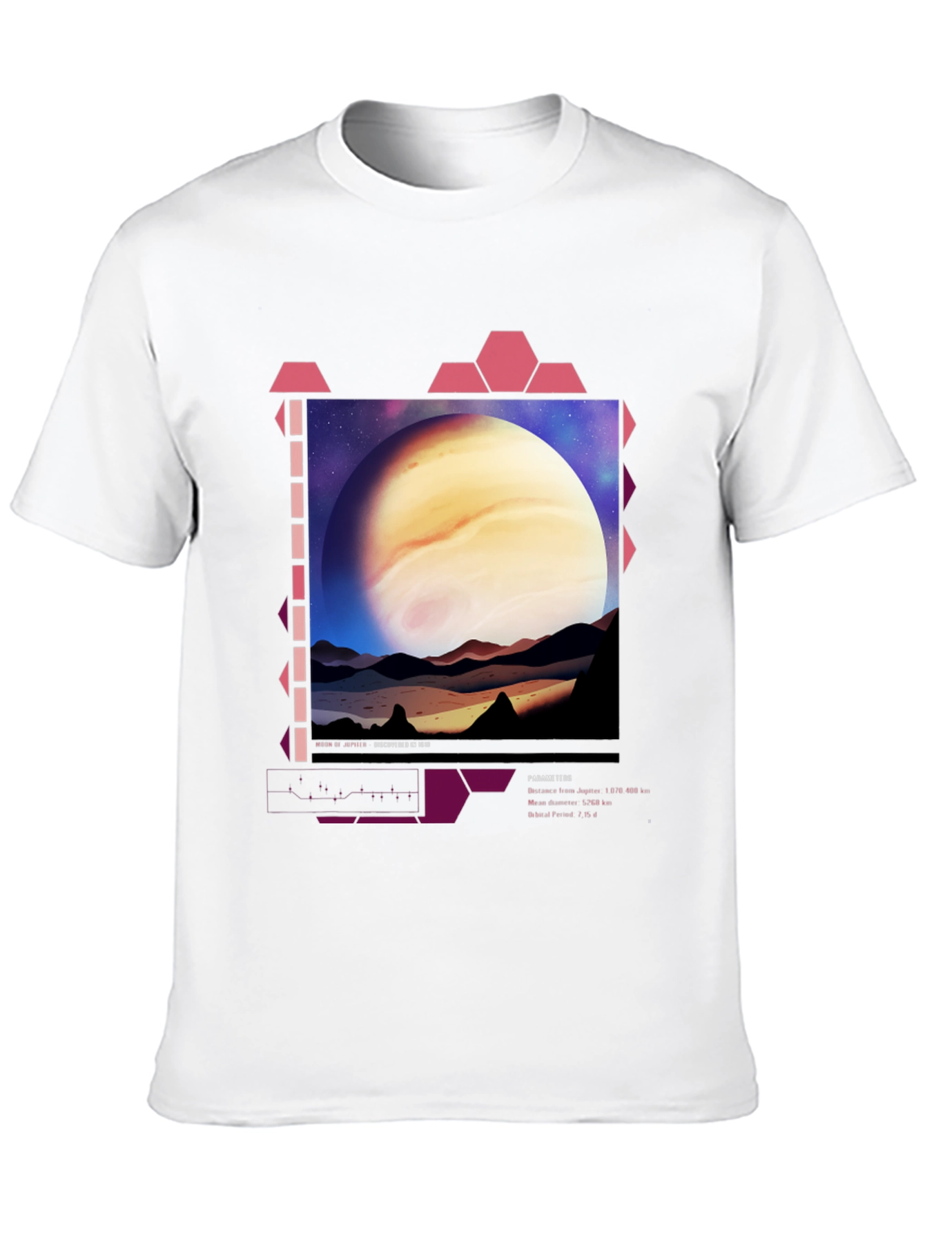 Jupiter Planet Graphic T-Shirt - Space Aesthetic
