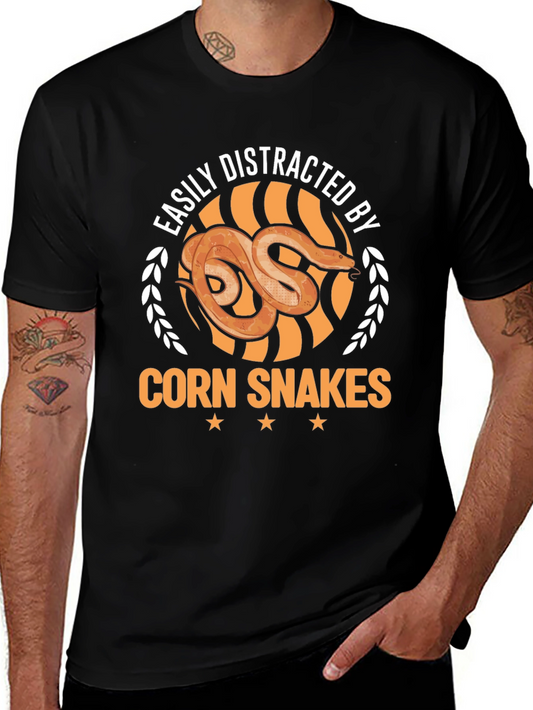 Easily Distracted By Corn Snakes T-Shirt