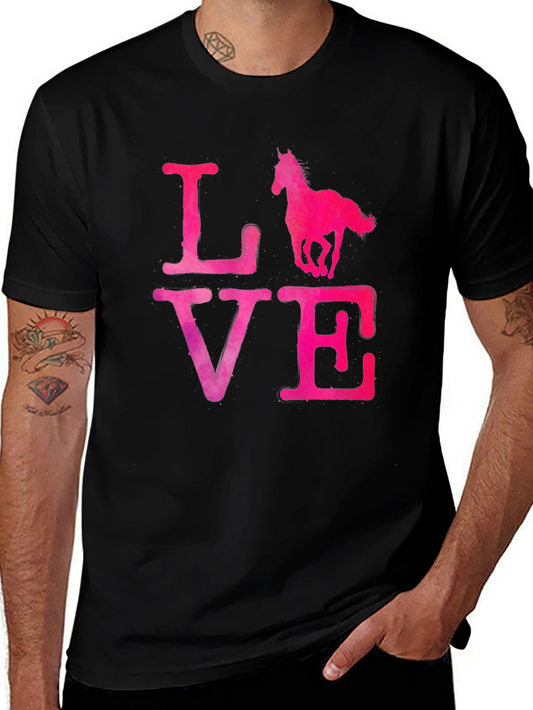 Love Horse T-Shirt - Black