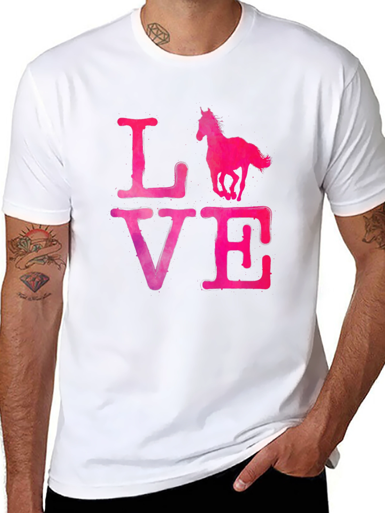 Love Horse T-Shirt - Black