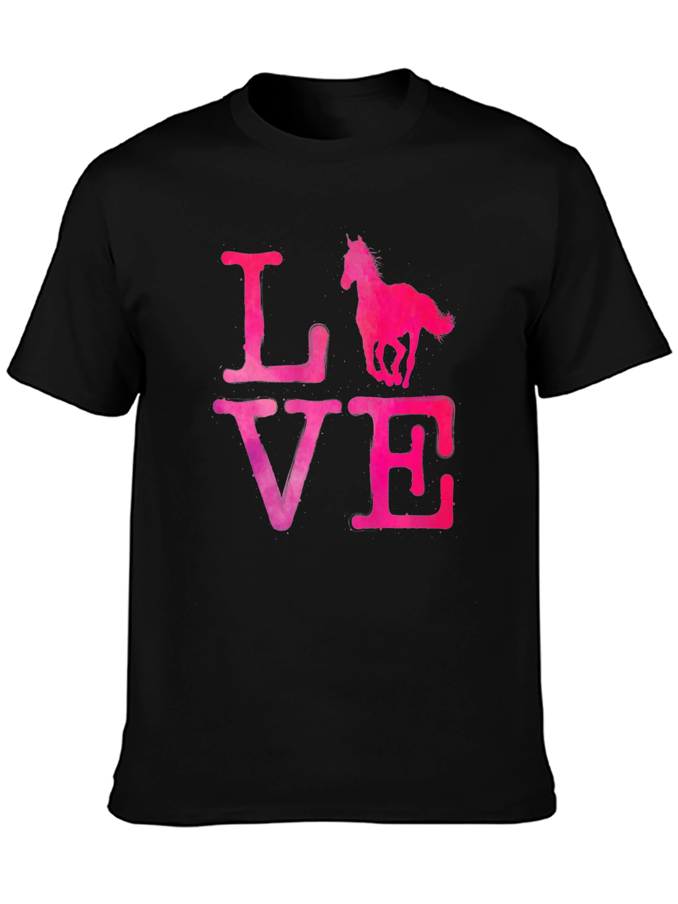 Love Horse T-Shirt - Black