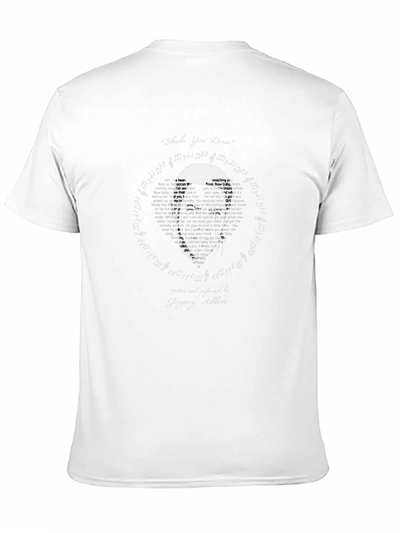 Gregory Abbott Shake You Down Black T-Shirt